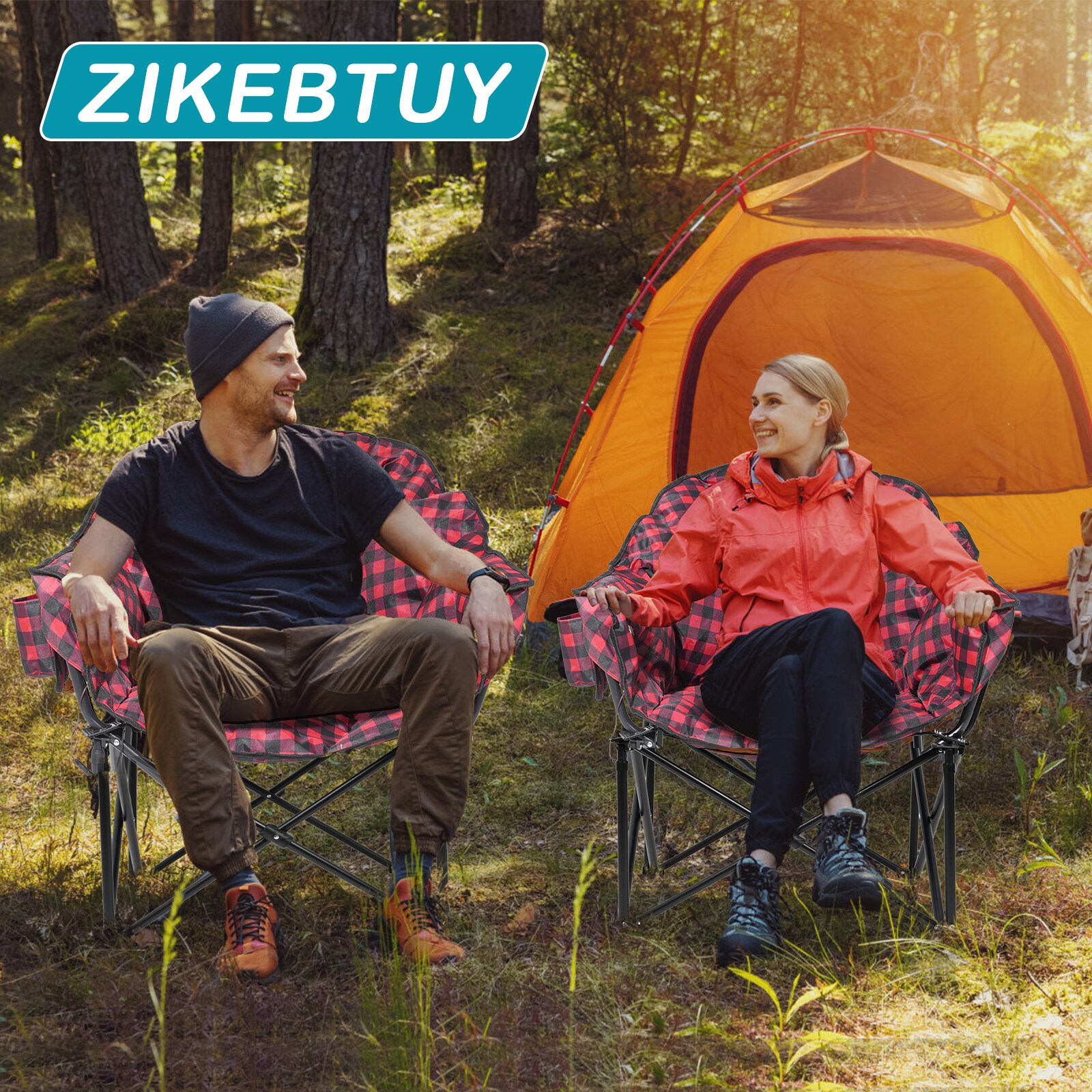 Esazn HWLYY-Y-STRI-RED-H Beach-Camping-Chairs - View #8