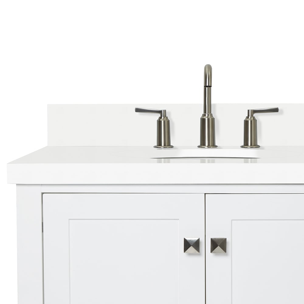ARIEL A043SLWQOVOWHT Bath-Vanity-Combo - View #8