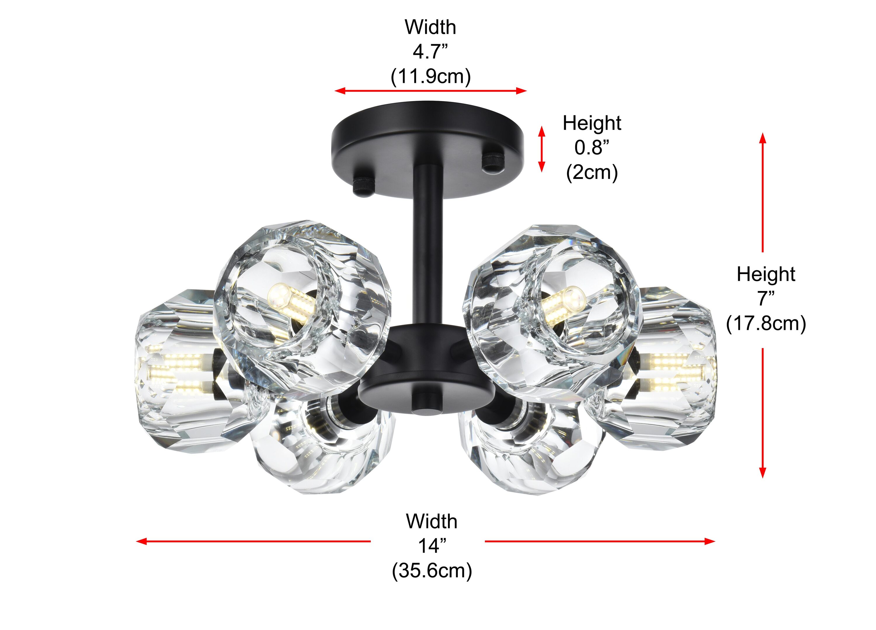 Elegant Decor HF5136G70BR b090015 - View #9
