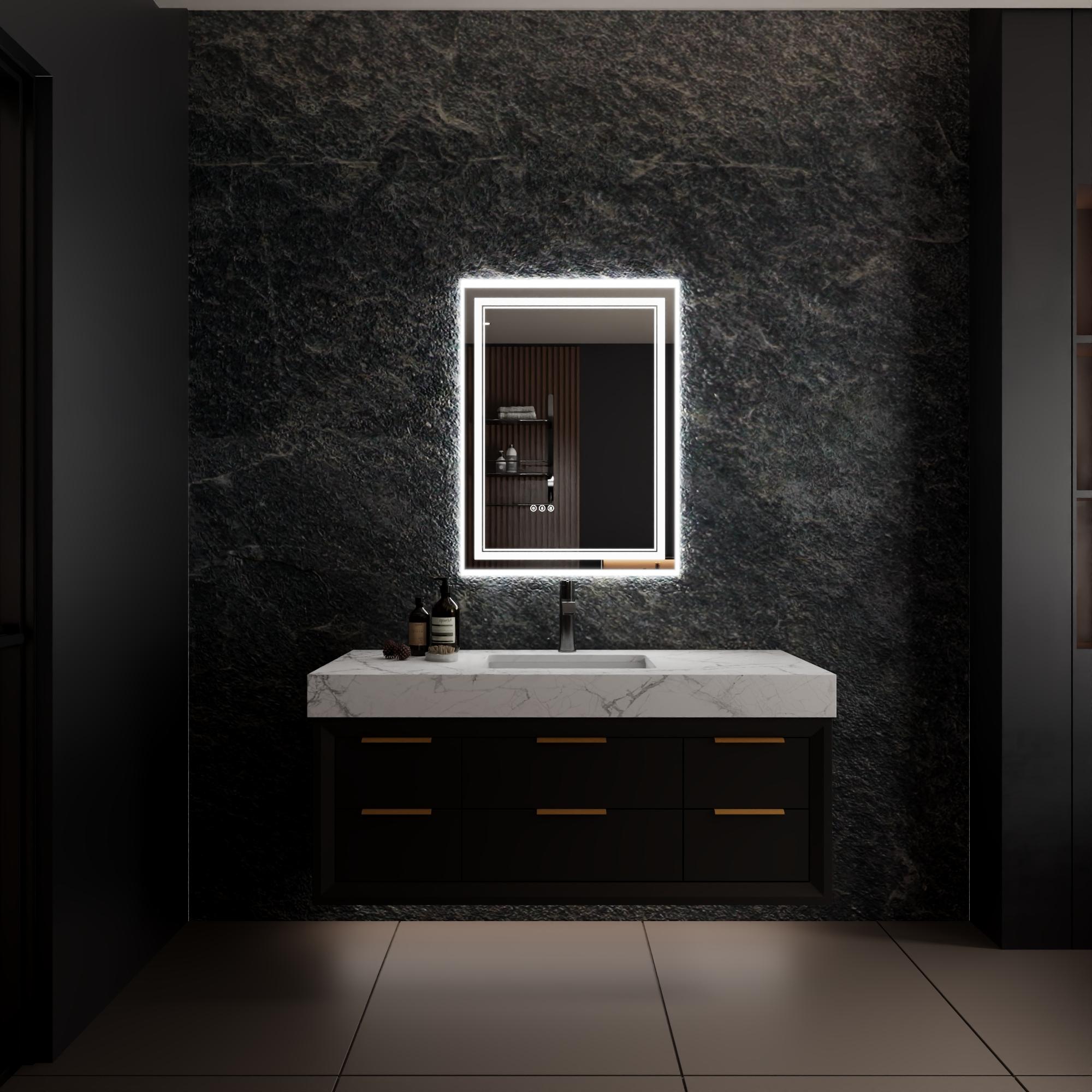 Bayfeve BFXB-12S2432-MIR Framed-Bath-Mirrors - View #5