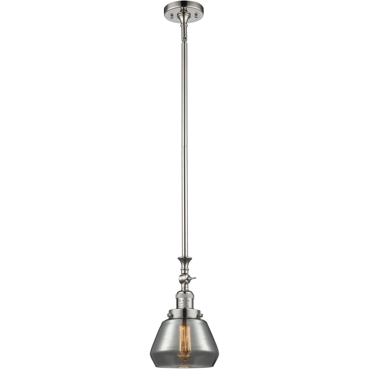Innovations Lighting 1358117 206-PN-G173-LED Franklin Restoration Fulton Mini Pendant