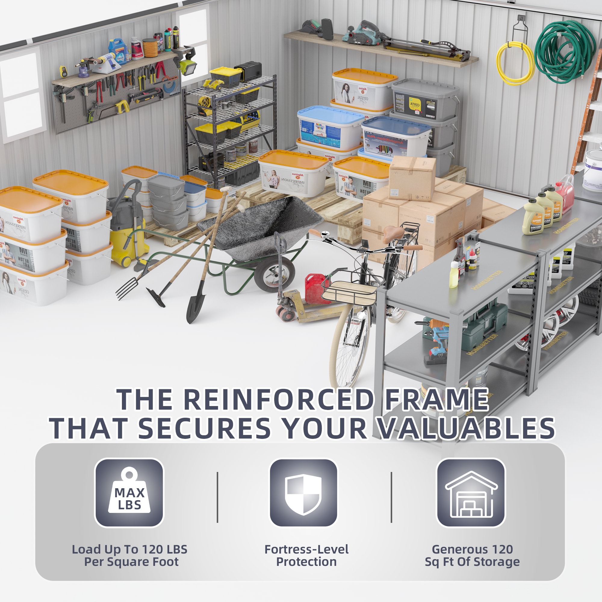 Mondawe MD-W291100005 Metal-Storage-Buildings-Sheds - View #6