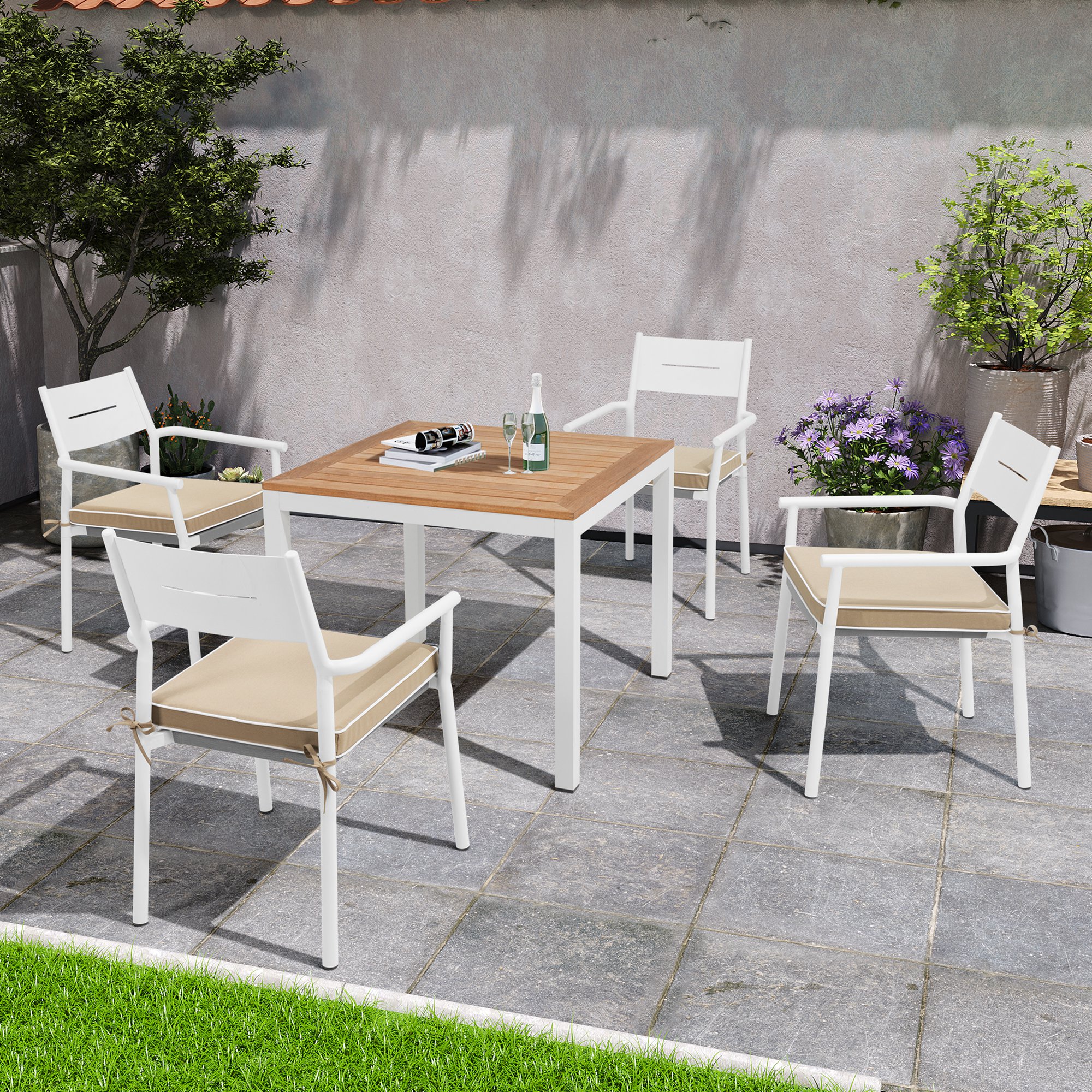 CloudFly CL-CU007BEI-2 Patio-Furniture-Cushions - View #9