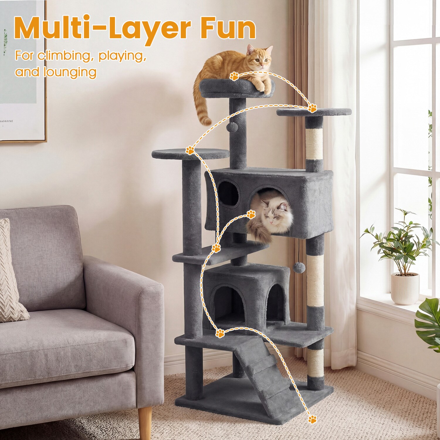 Slickblue D-CO-RG00501VP Cat-Trees - View #3