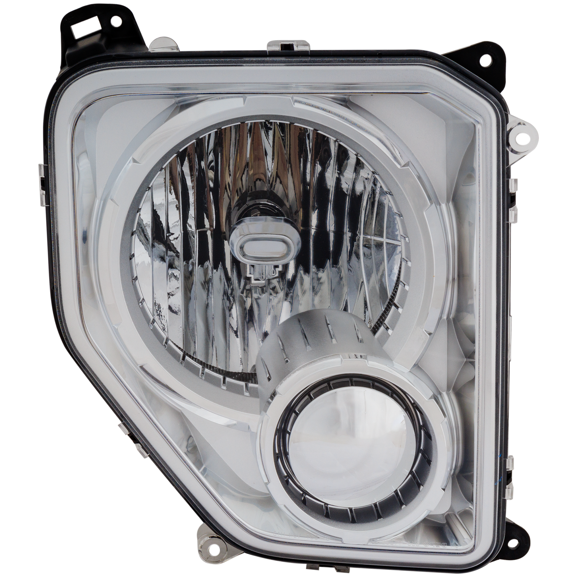 Garage-Pro GPRJ10010033A Passenger Side Headlight For Jeep Liberty 2008-2012 Halogen with Bulb(s) For Models Without Black Bezel- Without Fog Lights Replaces# 57010170ae-pfm