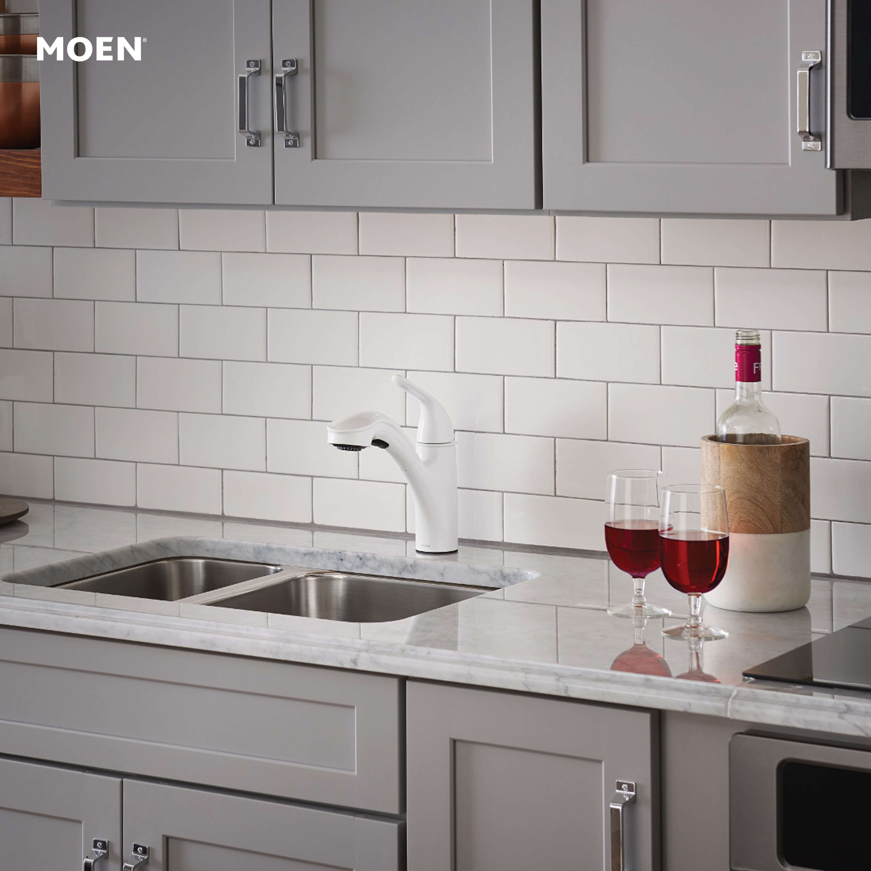 Moen 87557W Kitchen-Faucets - View #3