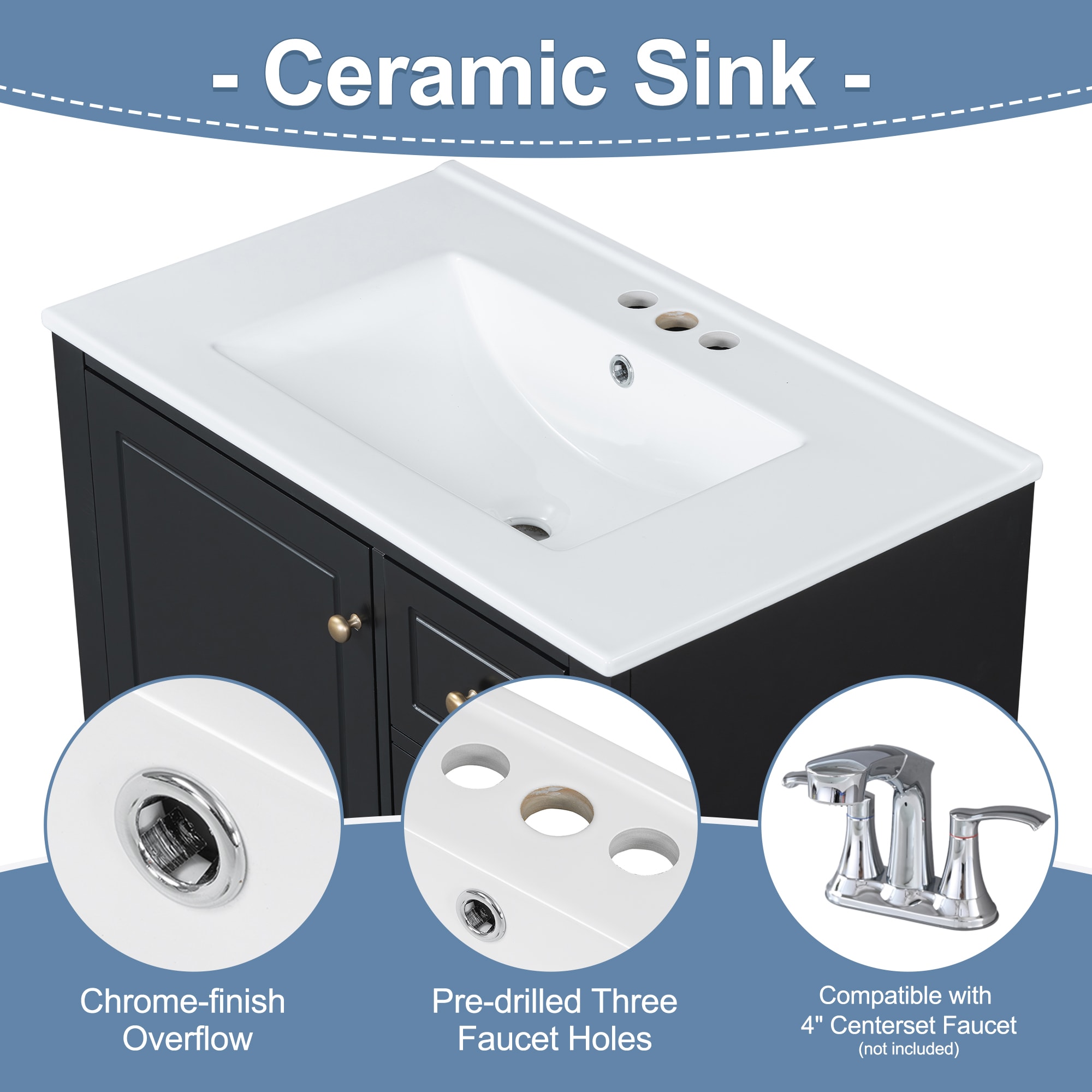 Tatayosi JJ-P225994B Bath-Vanity-Combo - View #6