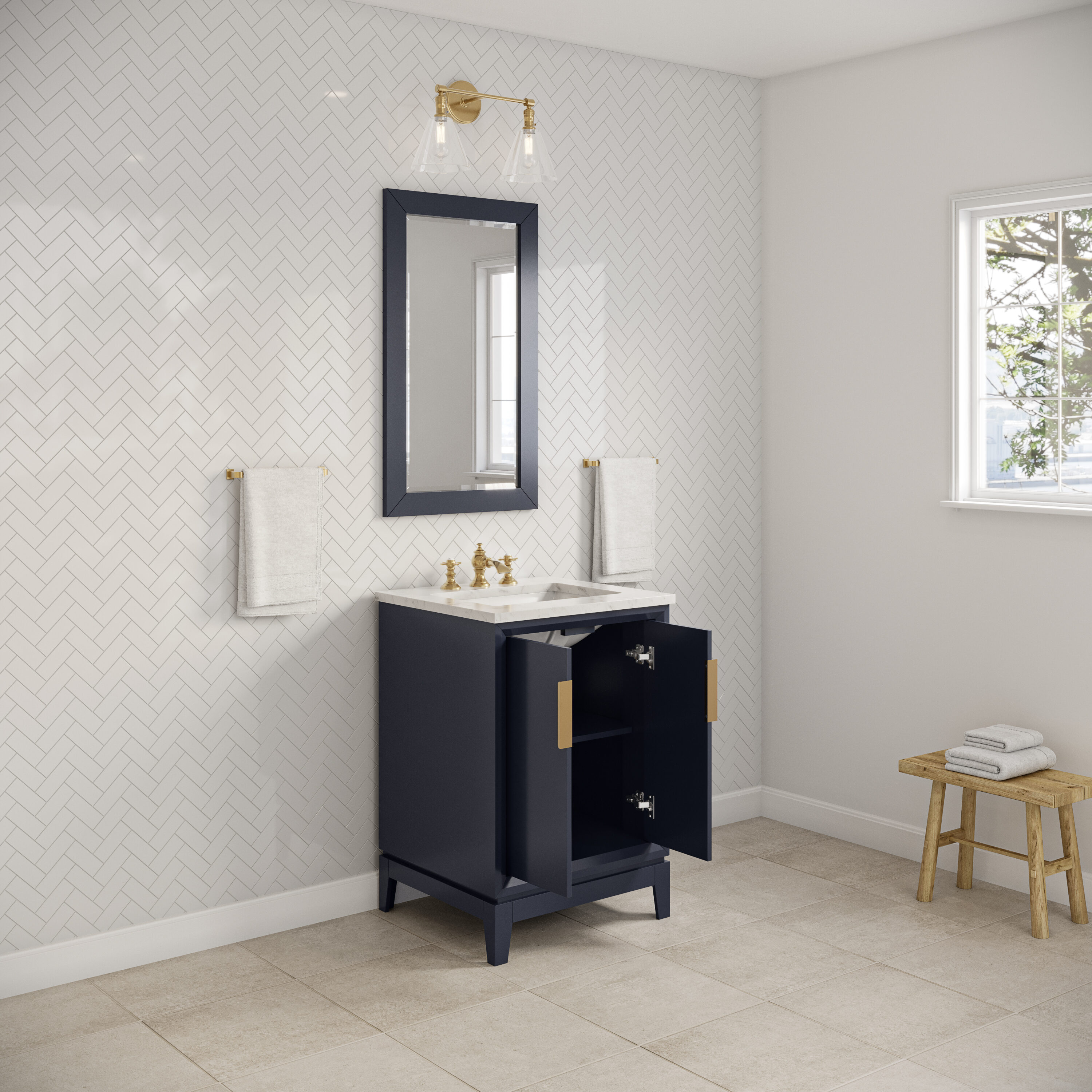 Water Creation VEL024CWMB38 Bath-Vanity-Combo - View #6