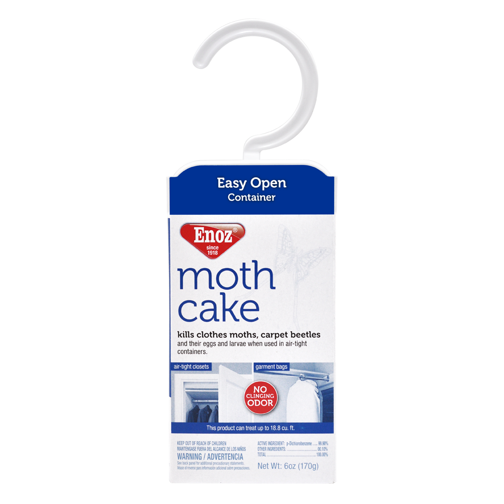 Enoz Moth Cake, 3 oz, 2 count