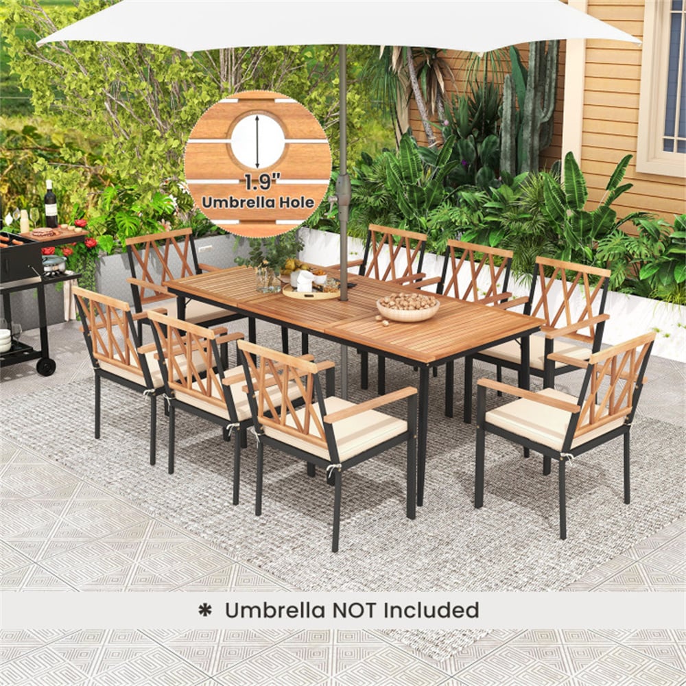 Clihome CNBL-09BLKPGY Patio-Conversation-Sets - View #7