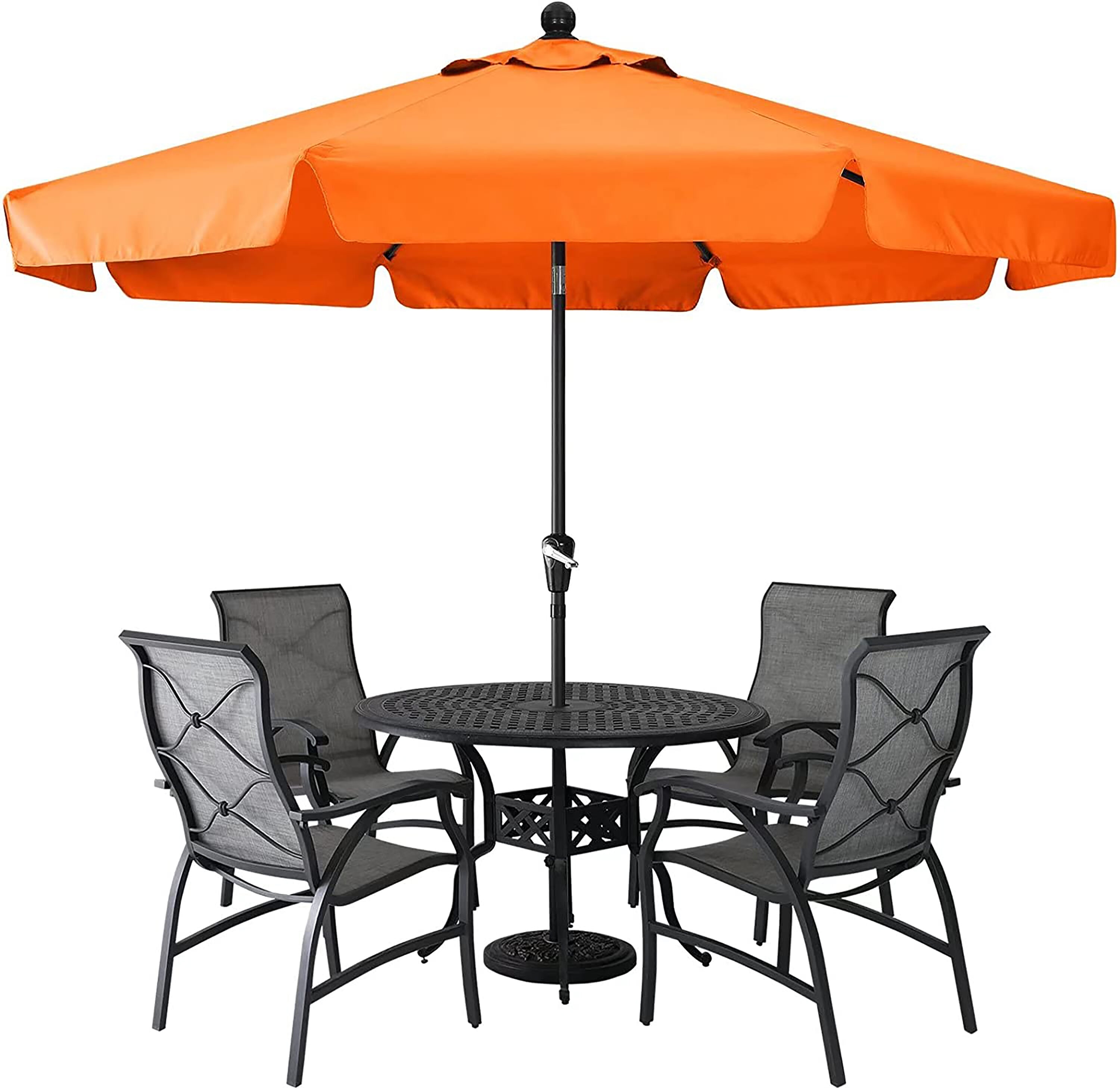 ABCCANOPY 7.5ft Aluminum Market Patio Umbrella with Lights at