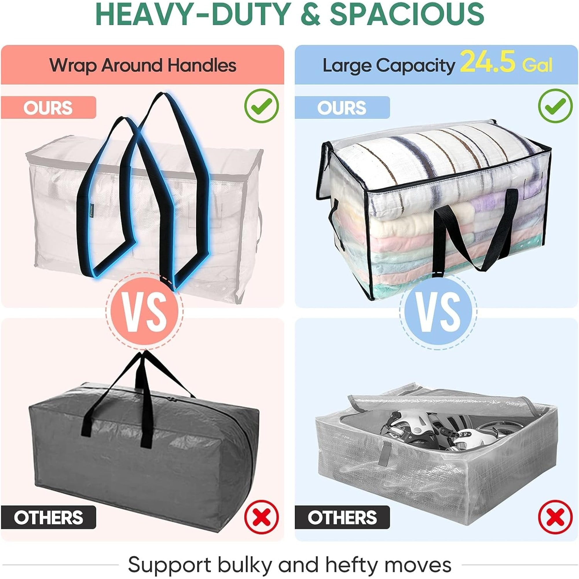 Wudkey L4-GC6O5R Plastic-Storage-Bags - View #5