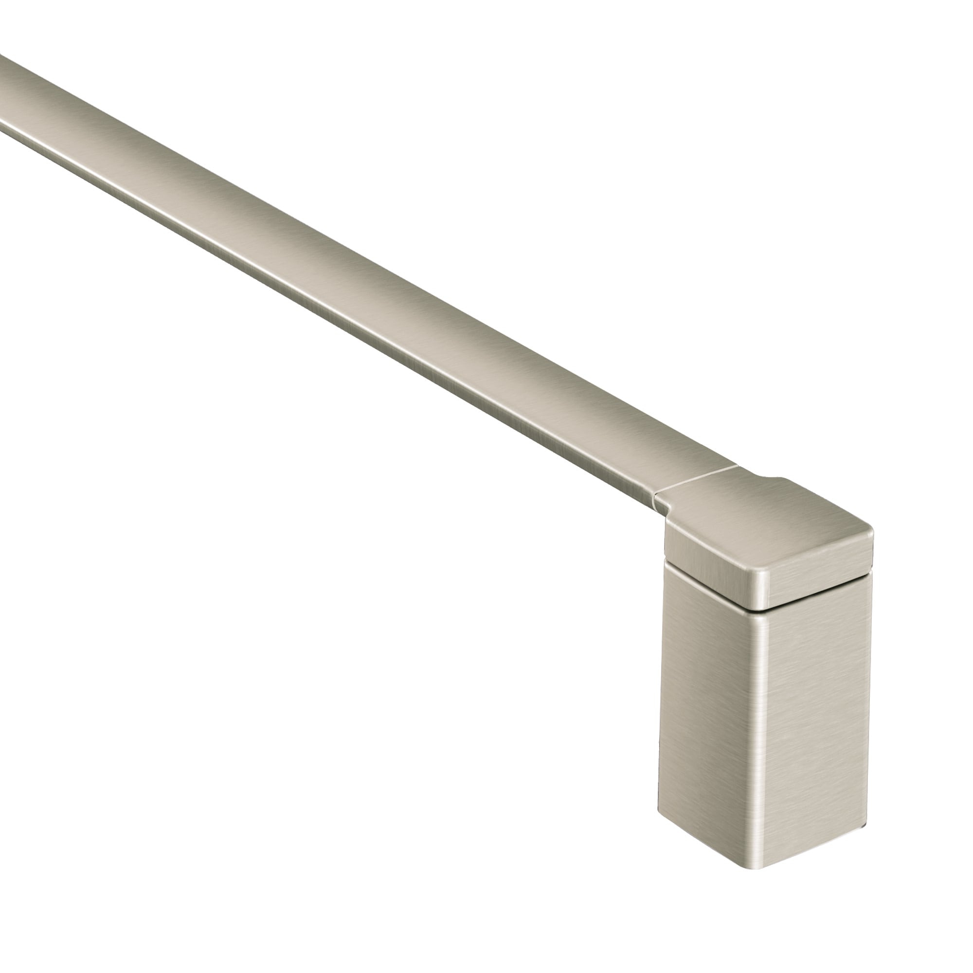 Moen YB8824BN 25-in Brushed Nickel Wall mount Single Towel Bar