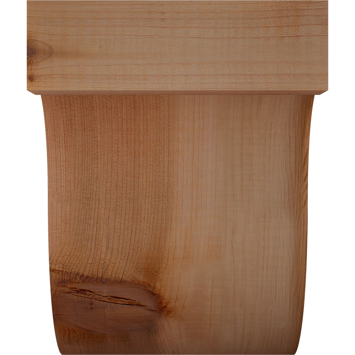 Ekena Millwork COR06X08X08DEL00SWR corbels - View #2