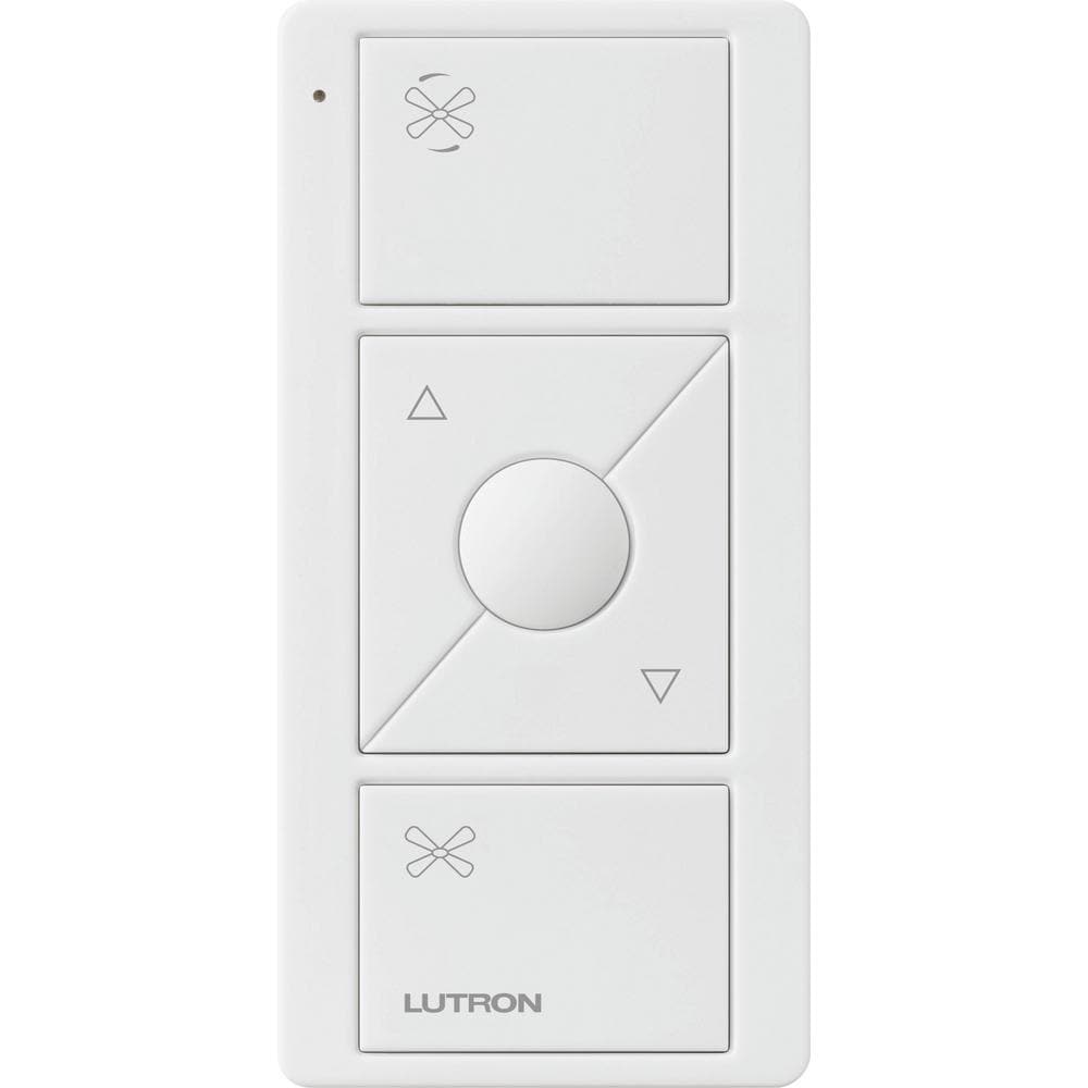 Lutron PJ2-3BRL-GWH-F01 Caseta Smart Lighting Wireless Smart Remote Fan Control White