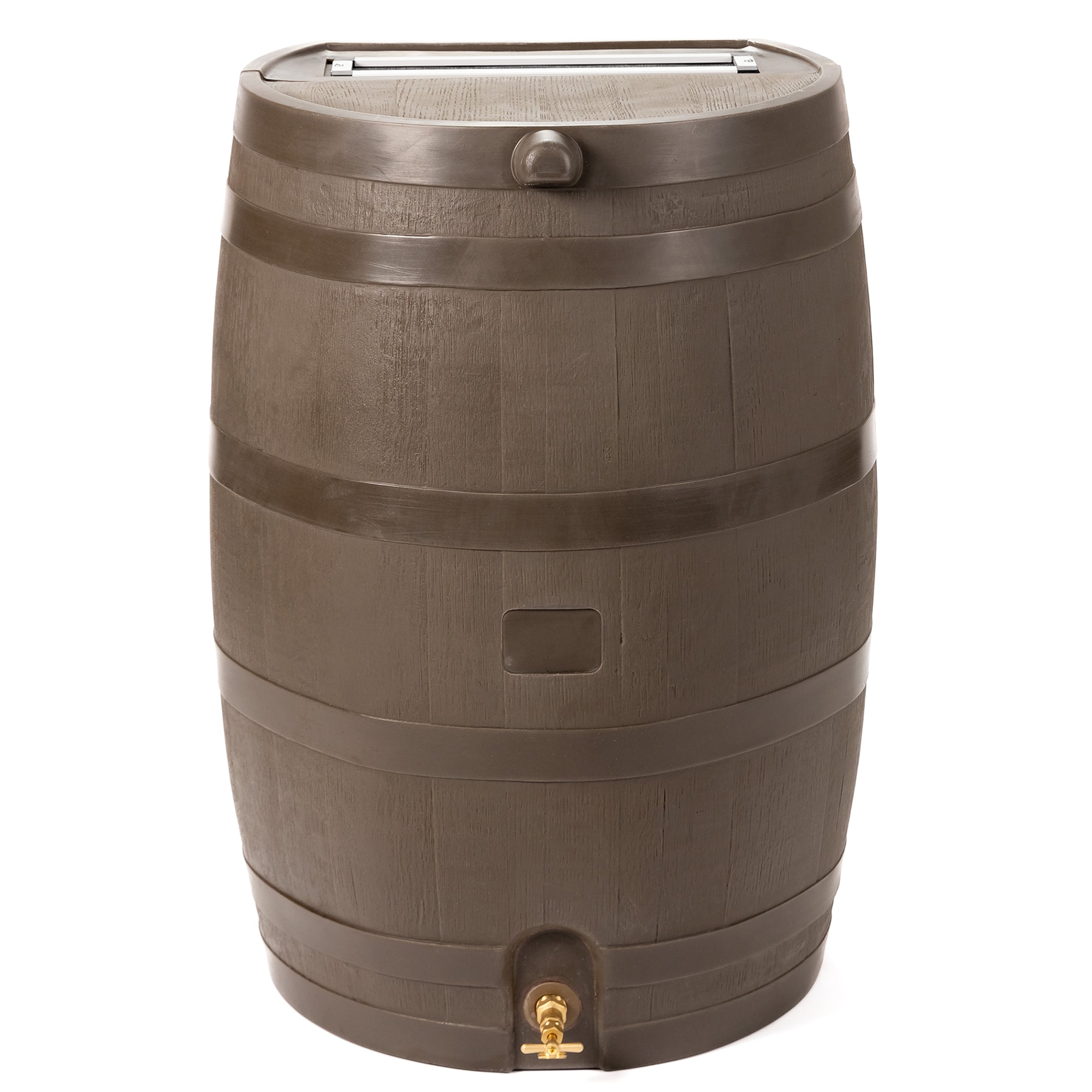 RTS Home Accents 551000100A5681 50-Gallon Brown Plastic Rain Barrel Spigot