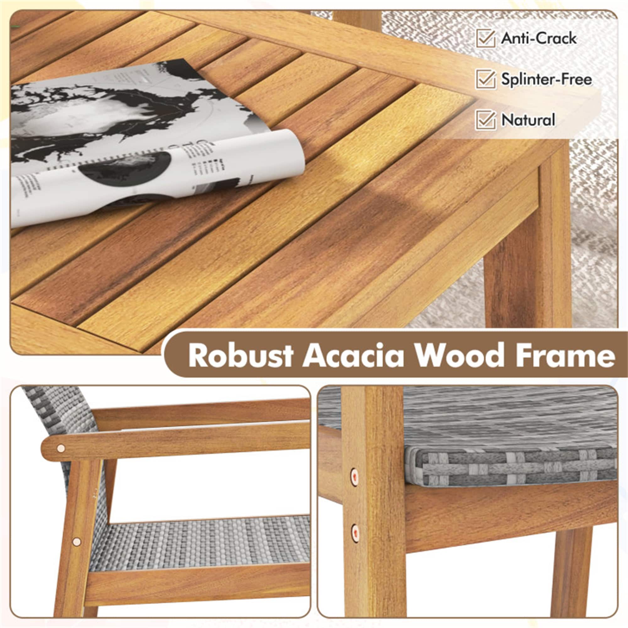 BABOOM BOM-72252WH-CO Patio-Conversation-Sets - View #8