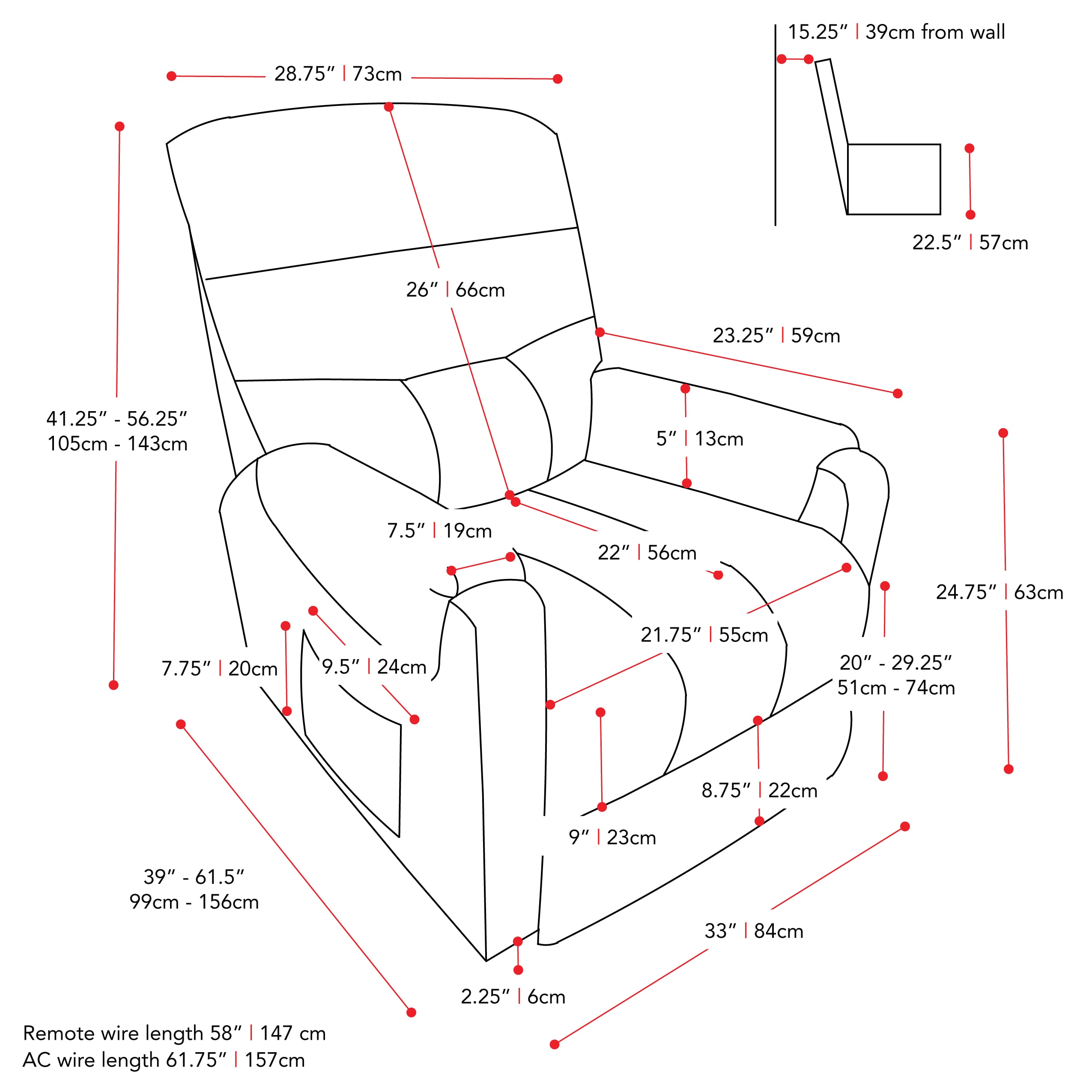 CorLiving LZY-753-P recliners - View #8
