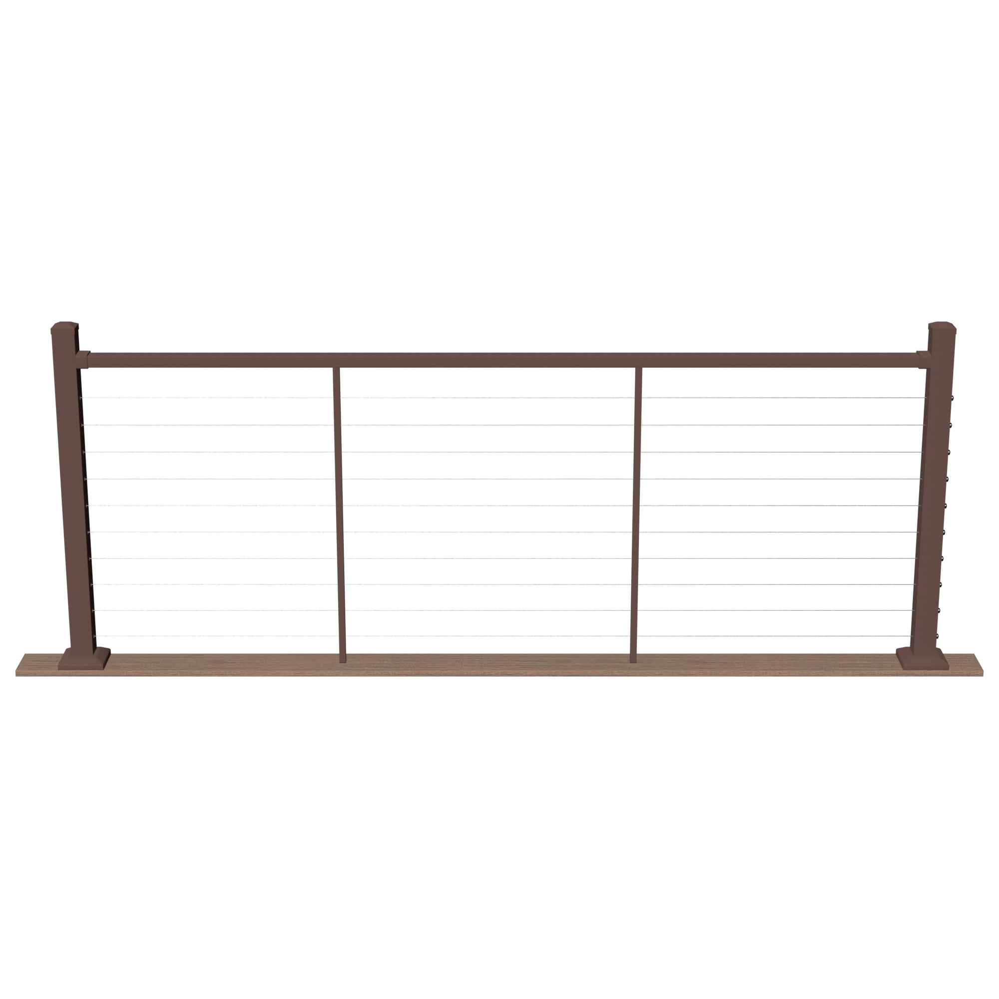 Deckorators Contemporary cable Aluminum Deck Cable Rail Kit