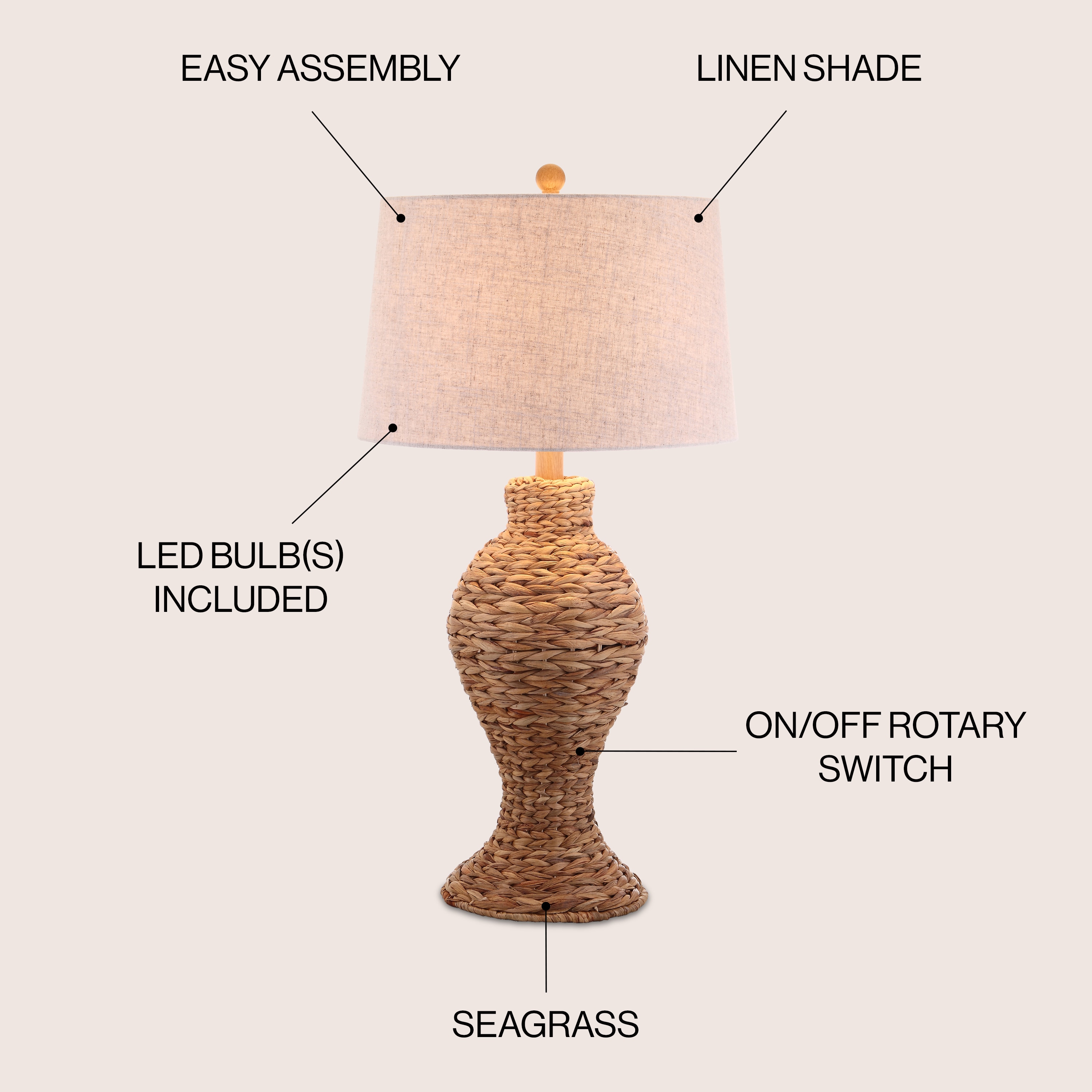 JONATHAN  Y JYL1015A Table-Lamps - View #3