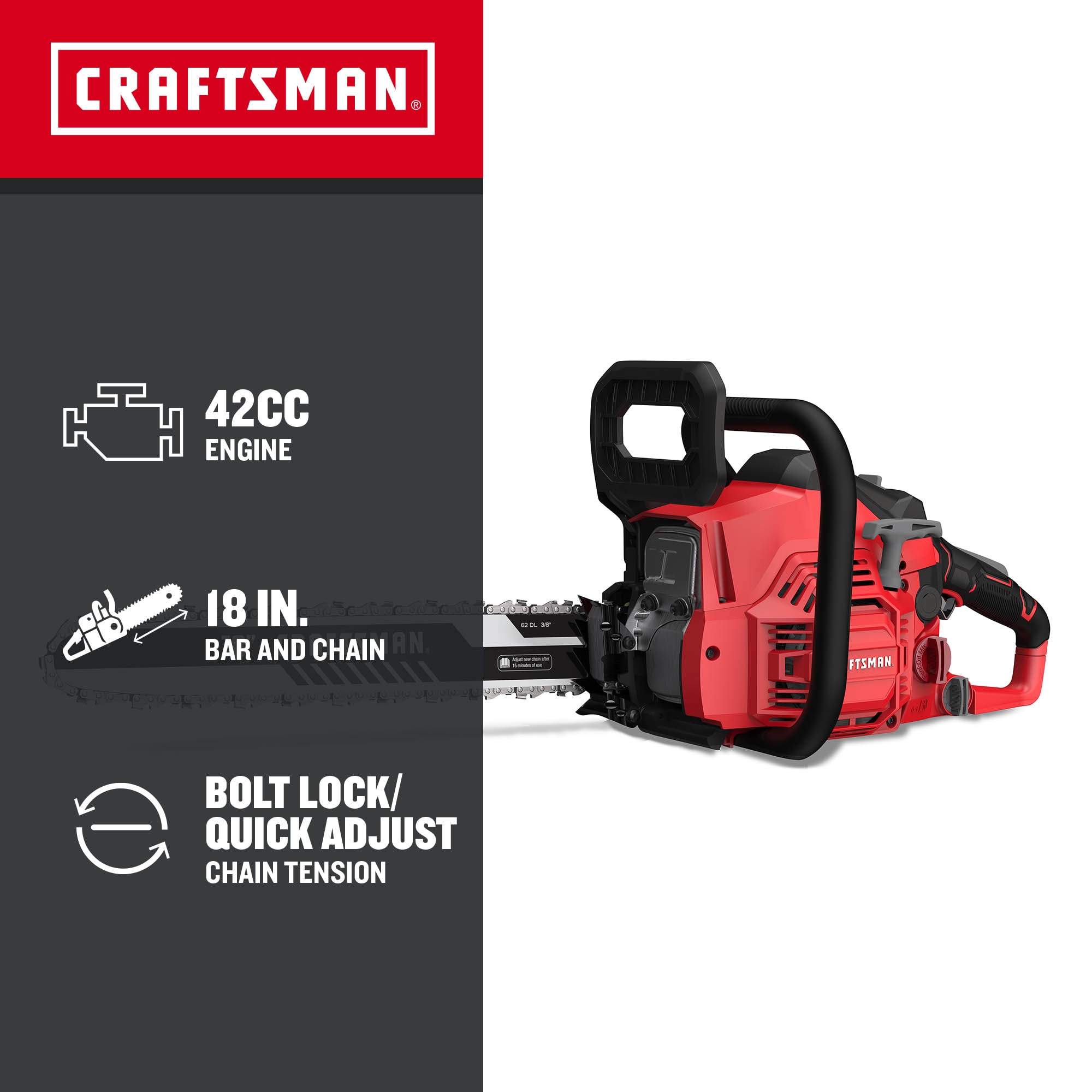 CRAFTSMAN CMXGSAMY42N8 Cordless-Chainsaw - View #2