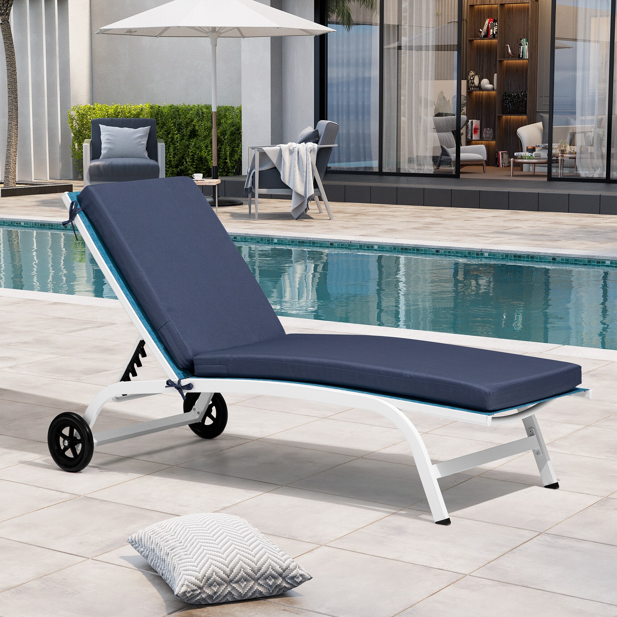 CloudFly CL-CU001NAV-1 Patio-Furniture-Cushions - View #3