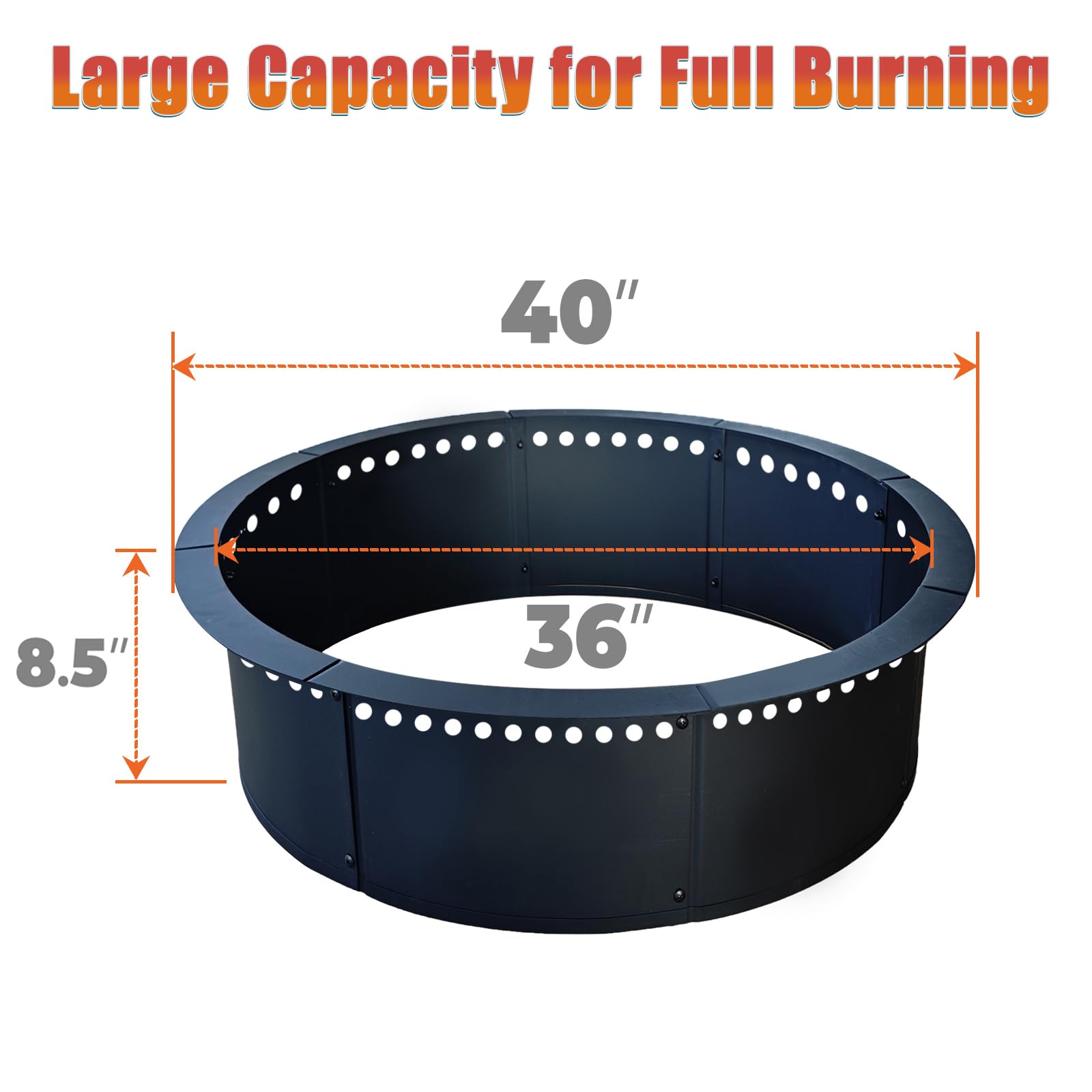 Lukvuzo LLU0629L050 Commercial-Fire-Rings - View #2