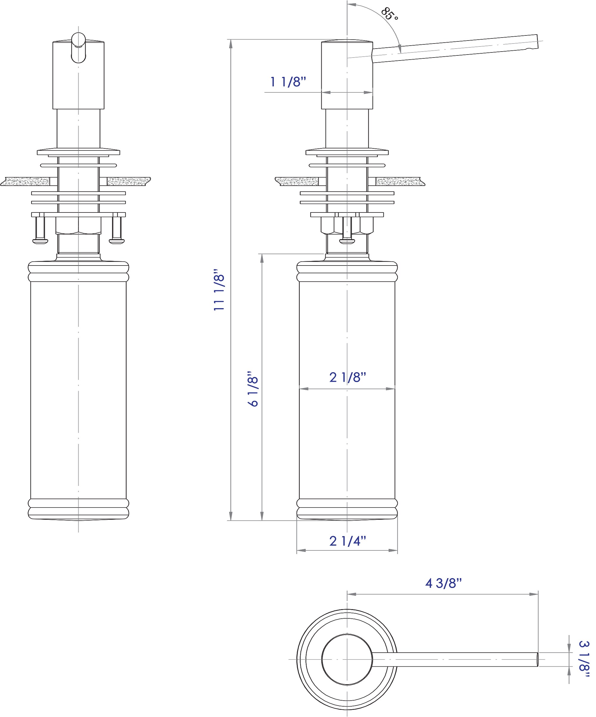 ALFI AB5006-PSS Soap-Lotion-Dispensers - View #7