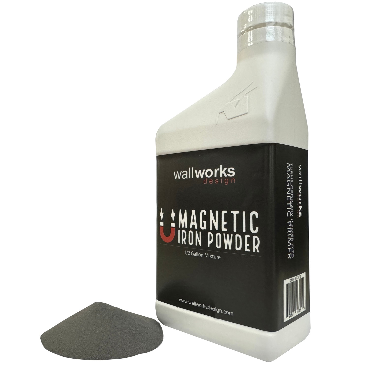 Wallworks design MP-2Q16 Interior Magnetic powder (Actual Net Contents: 16-Fluid Oz. )