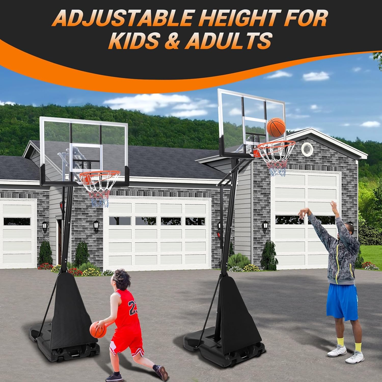 Qeetex LRB-PHO-0A6HXTDE Basketball-System - View #6