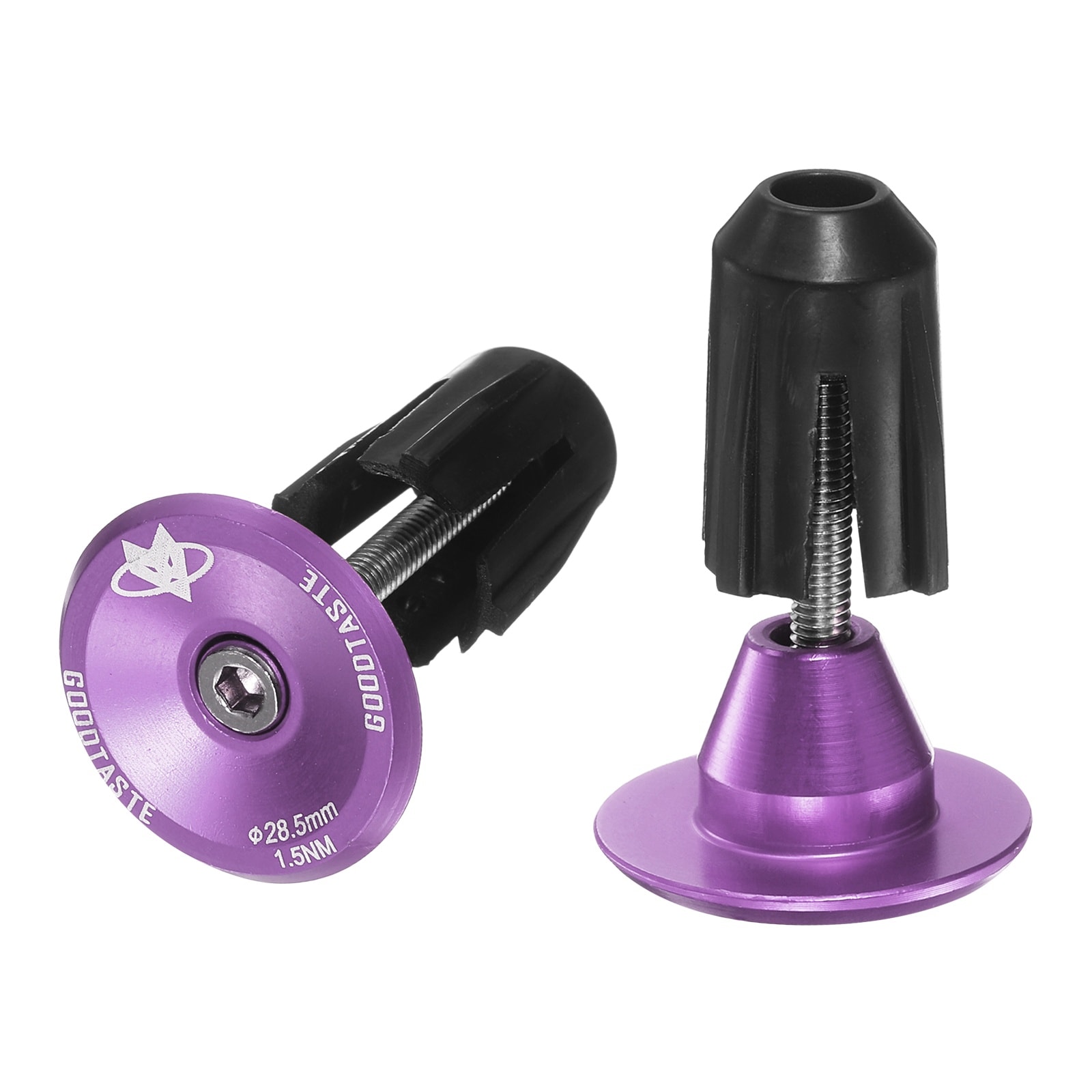 Harfington - Bar End Plugs Aluminum Handlebar End Caps Bike Plugs Expanding Locking for MTB Road ...