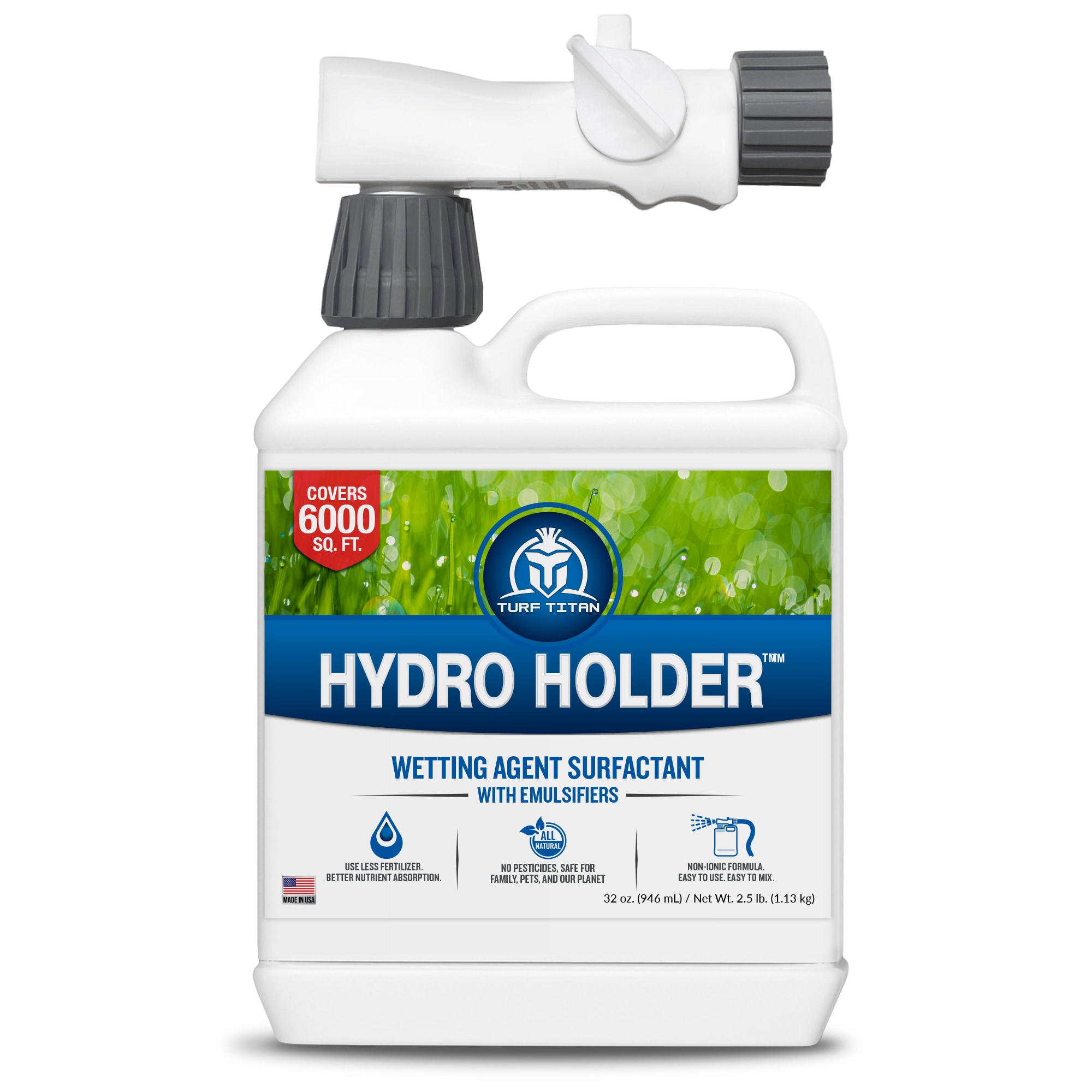 Turf Titan TTHH326KR 24-fl oz 6000-sq ft 0-0-0 Natural Liquid Fertilizer