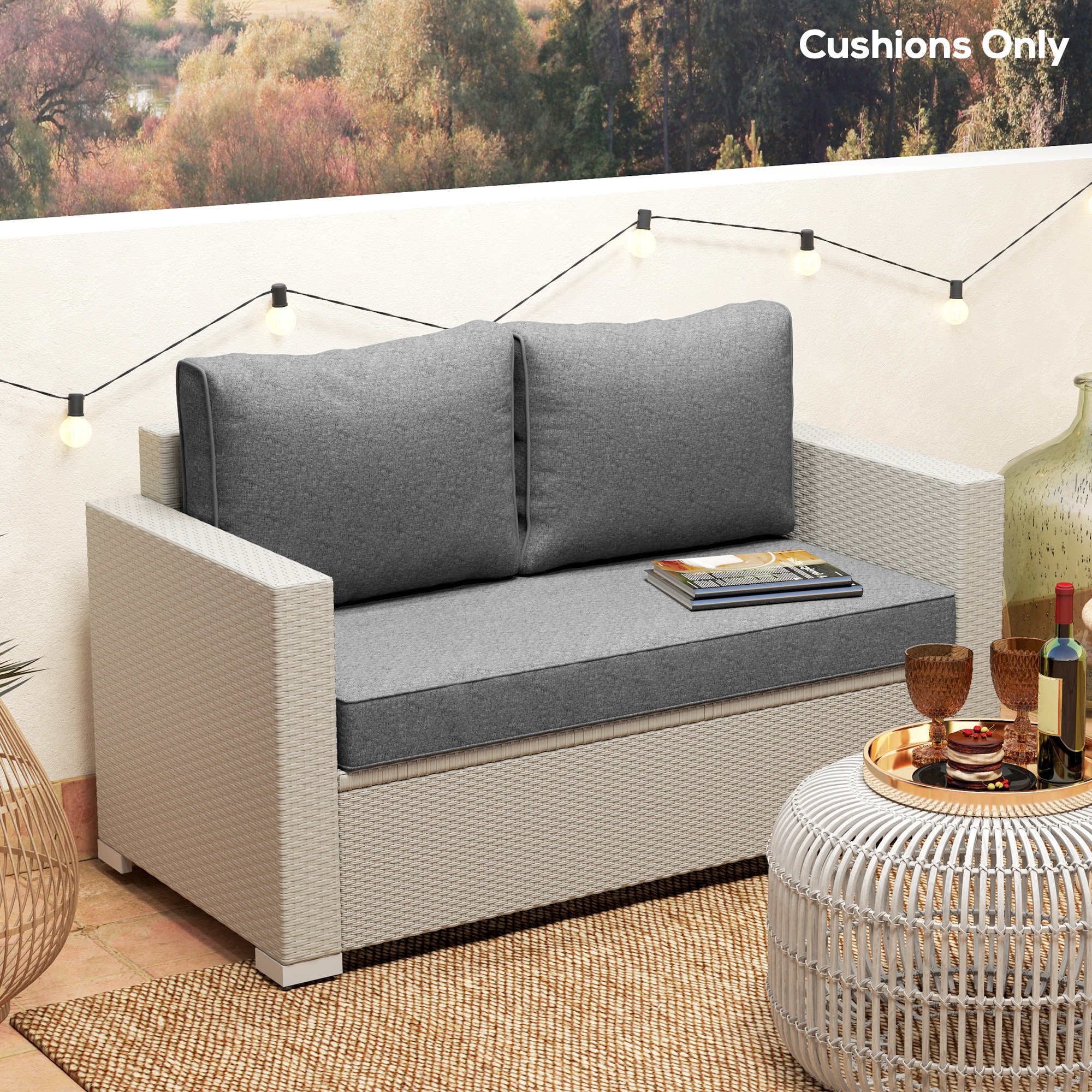 Outsunny 84G-676V00GY Patio-Furniture-Cushions - View #8