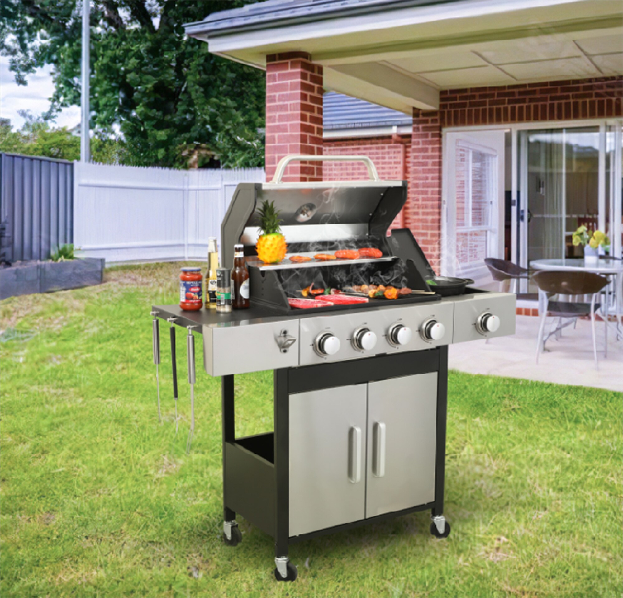 Lowes propane bbq best sale