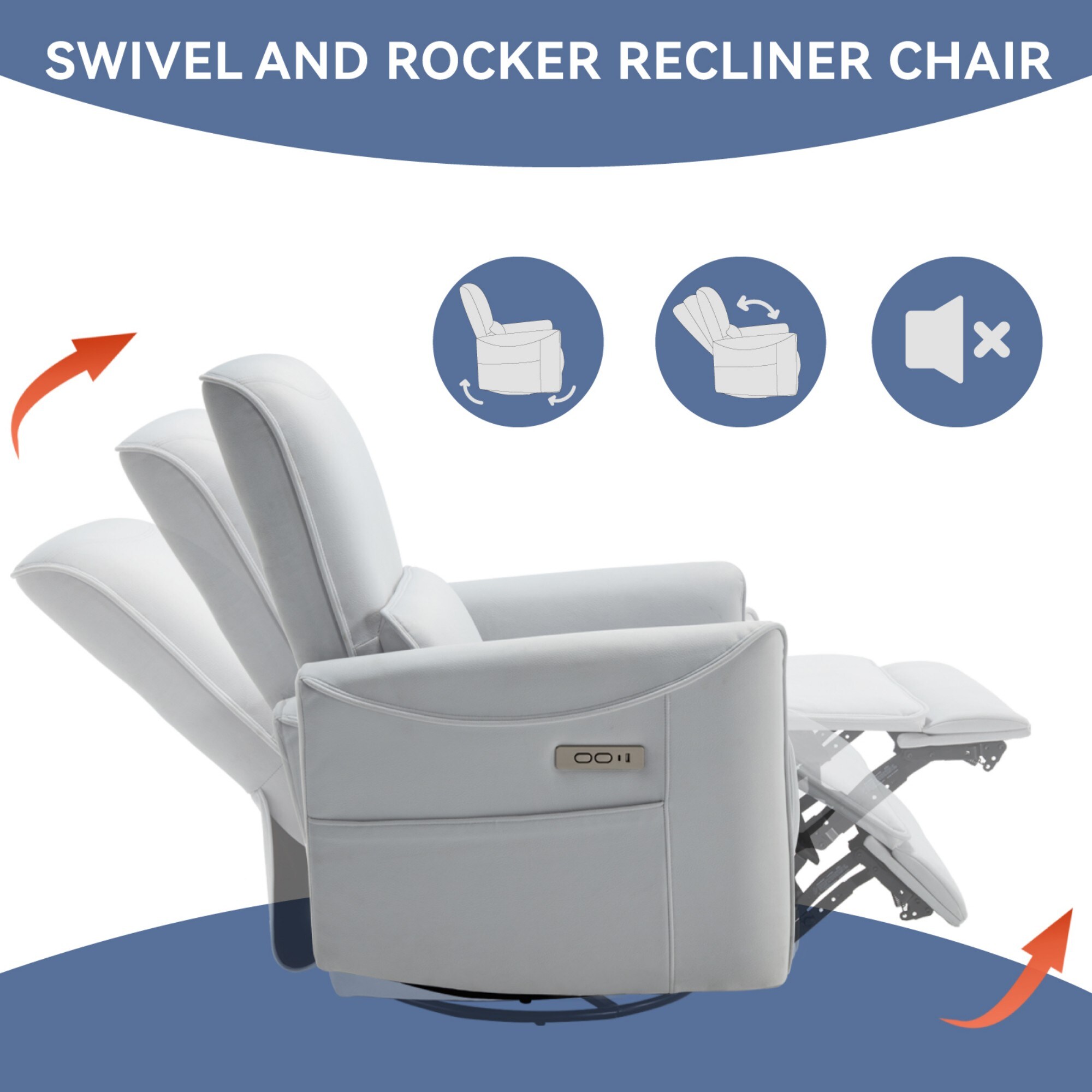 Boyel Living BL-CM812BG recliners - View #7