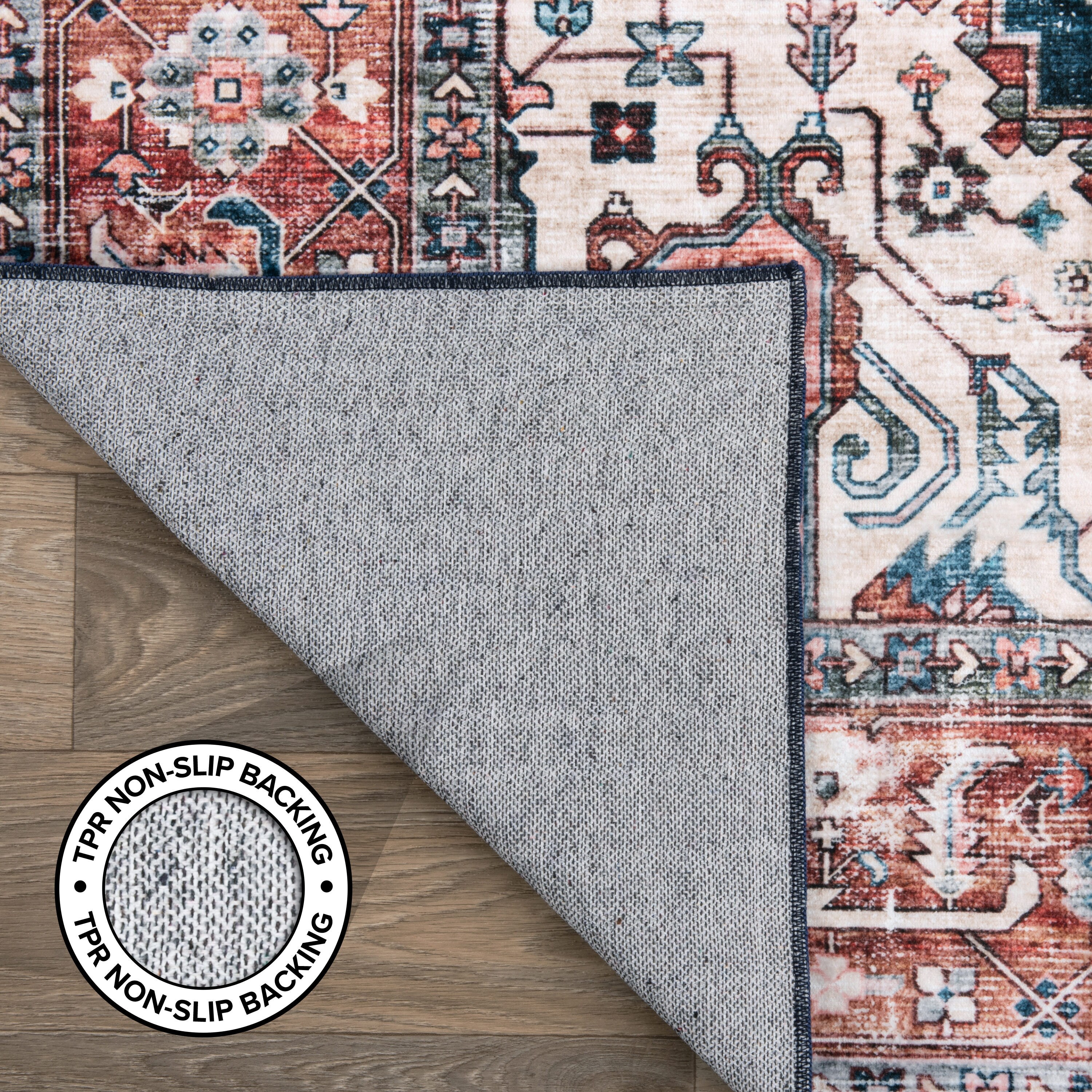 World Rug Gallery 7018BLUE5X7 rugs - View #8