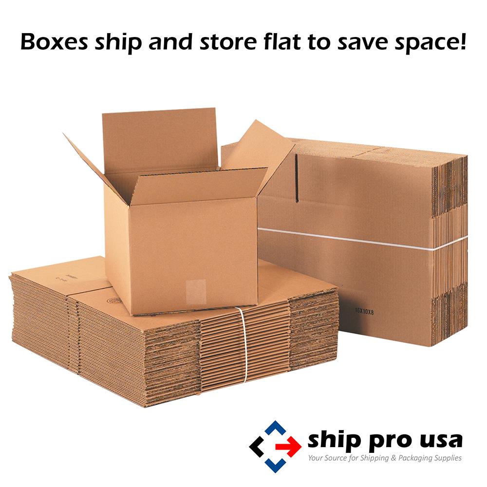 Ship Pro USA 24-in W x 18-in H x 18-in D 10-Pack Medium Heavy Duty Cardboard  Moving Box with Handle Holes at