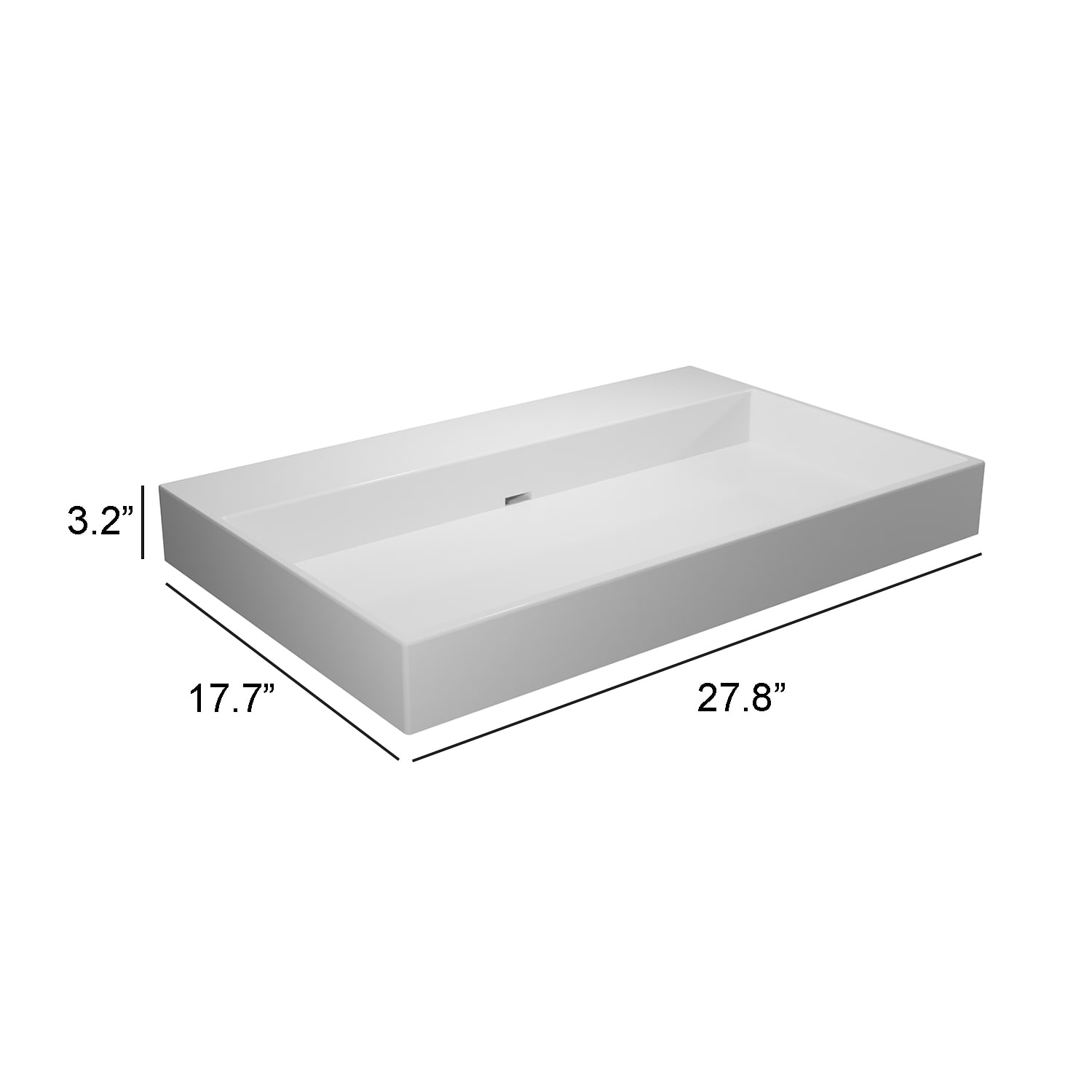 WS Bath Collections URBAN 70.00 Bath-Sink - View #5