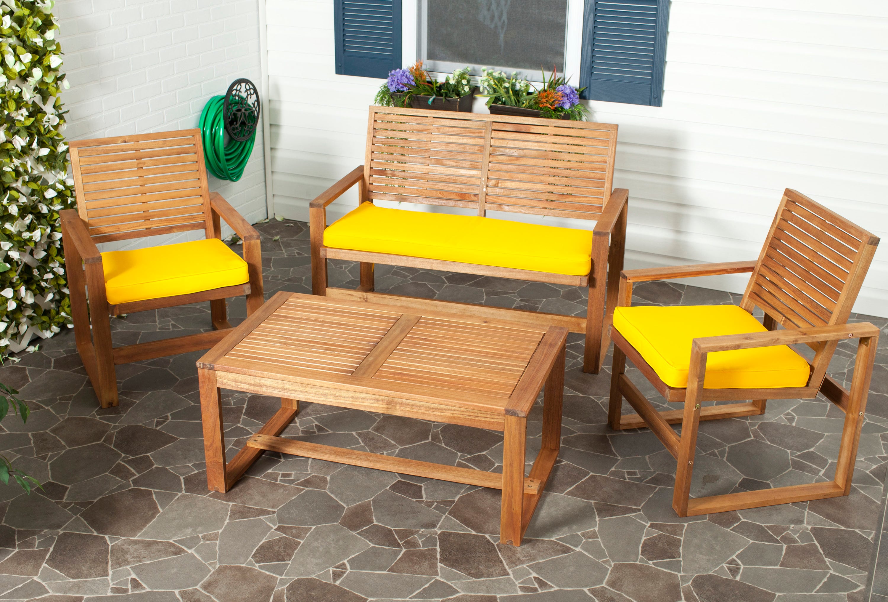 Safavieh FOX6007B Patio-Conversation-Sets - View #5