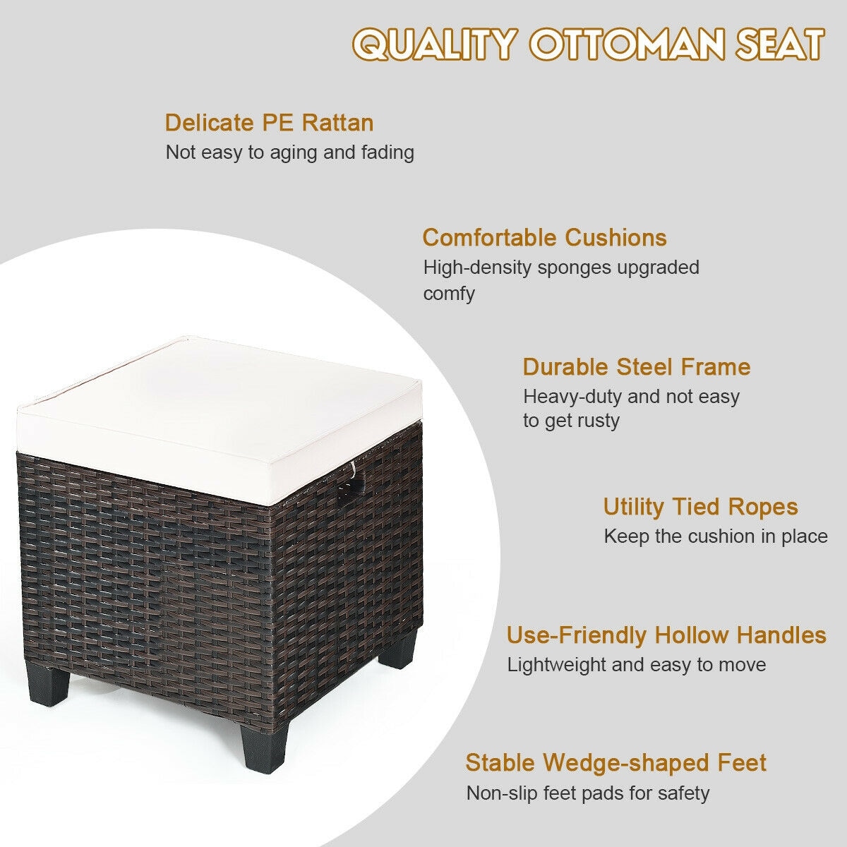 Clihome CWCH-HW63237 Stools-Ottomans - View #9