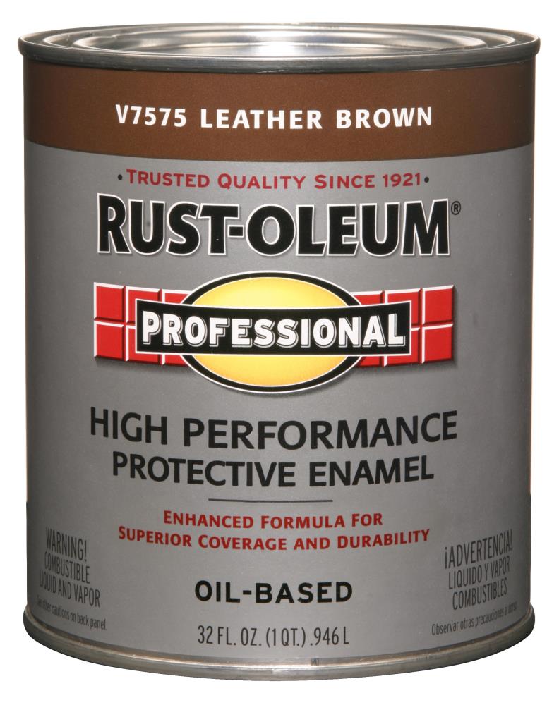 Premium Decor Enamel Spray Paint, Leather Brown, Gloss - Midwest