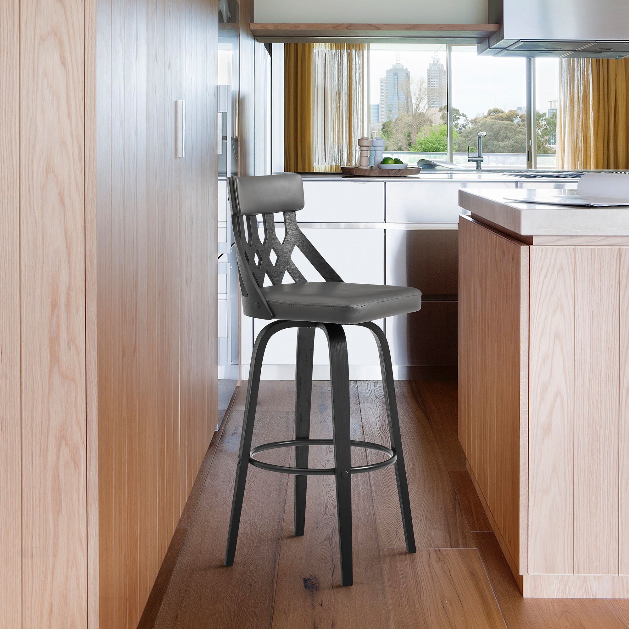 Armen Living LCCXBABLGR30 stools - View #8