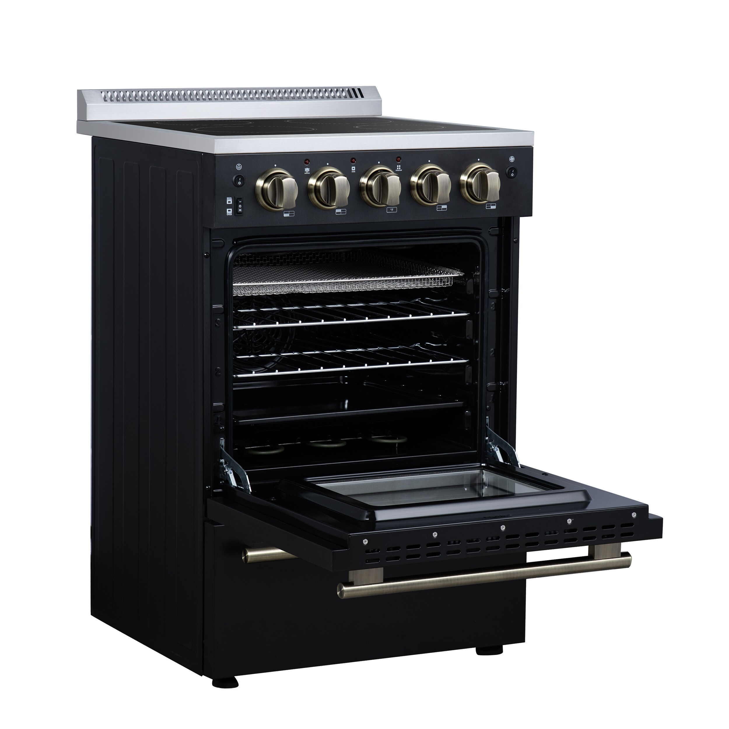 FORNO FFSEL6069-24BLK Freestanding-Electric-Ranges - View #7