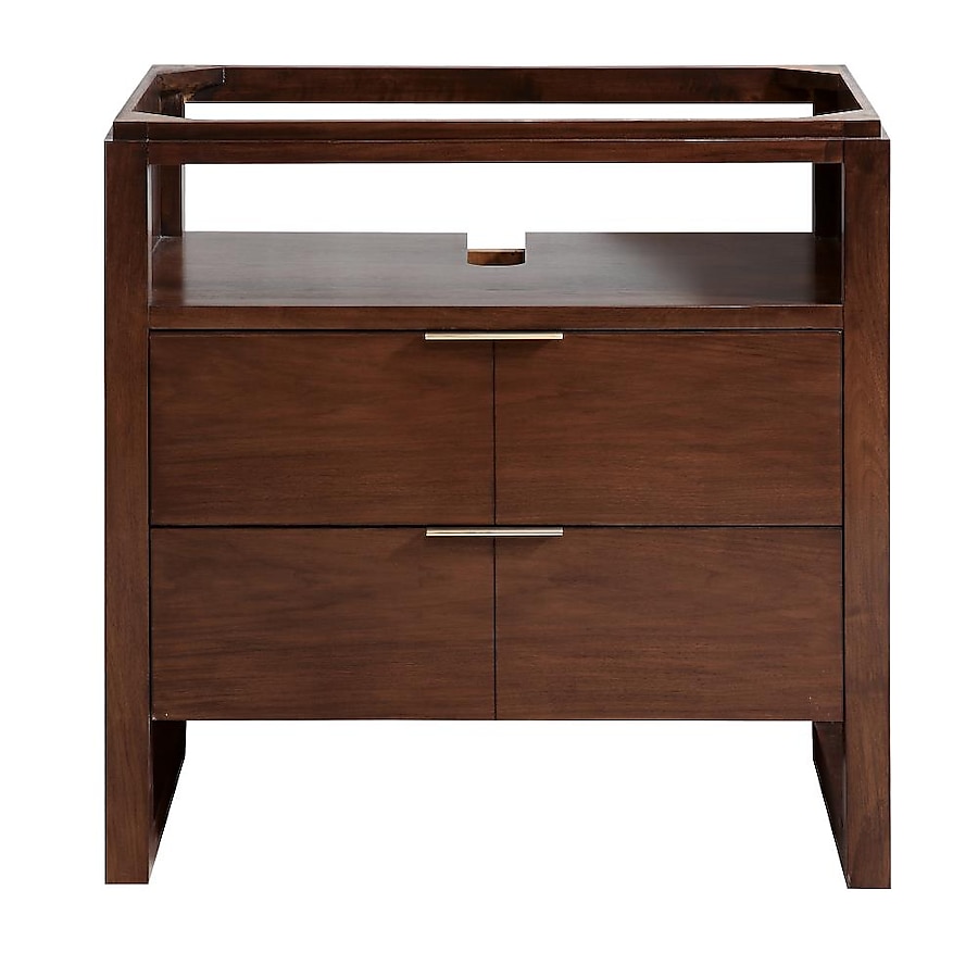 Avanity Giselle 33-in Natural walnut finish Bathroom Vanity Cabinet Avanity Giselle 33-in Natural walnut finish Bathroom Vanity Cabinet