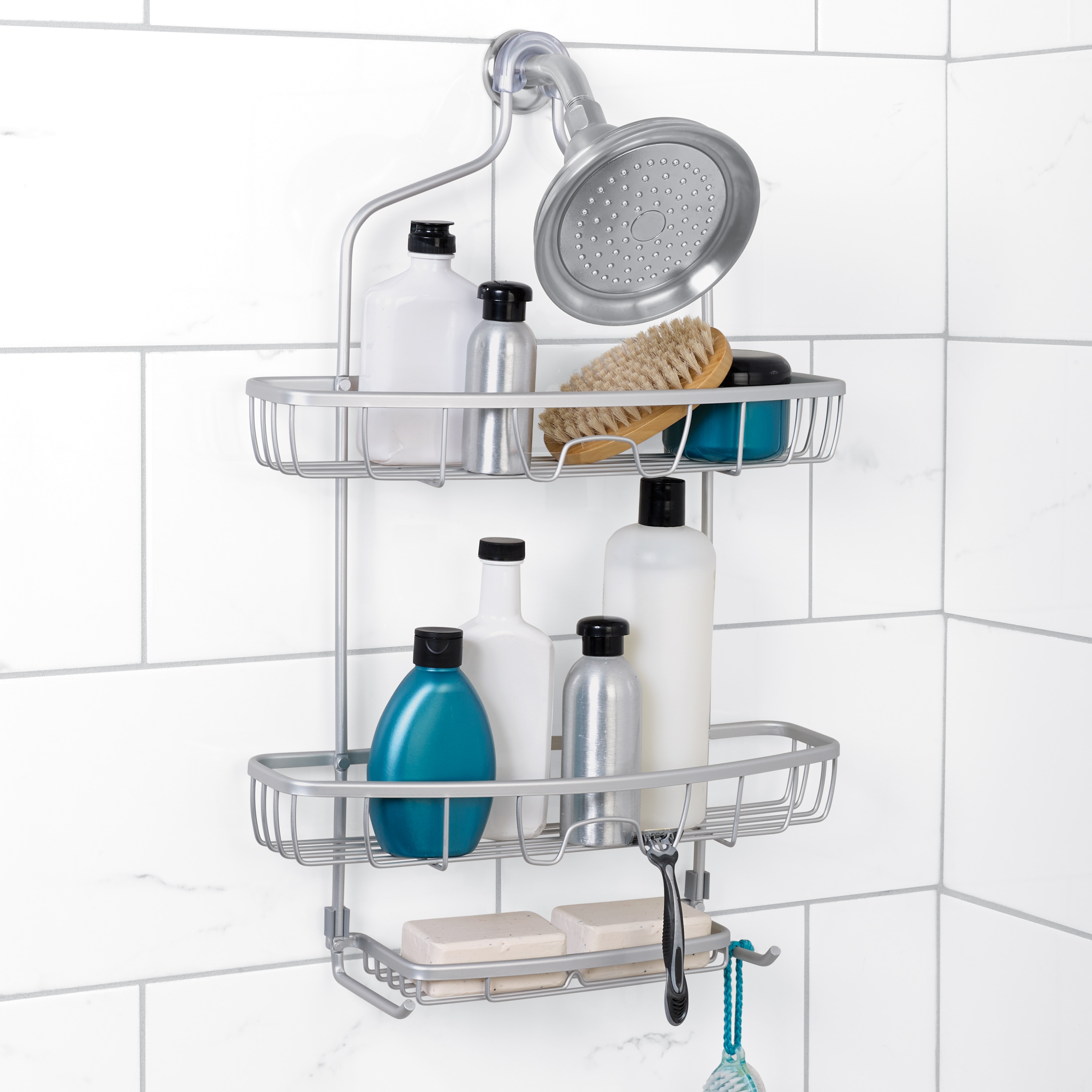 Zenna Home Extra Wide Over The Shower Caddy, Bath Accessories, Household