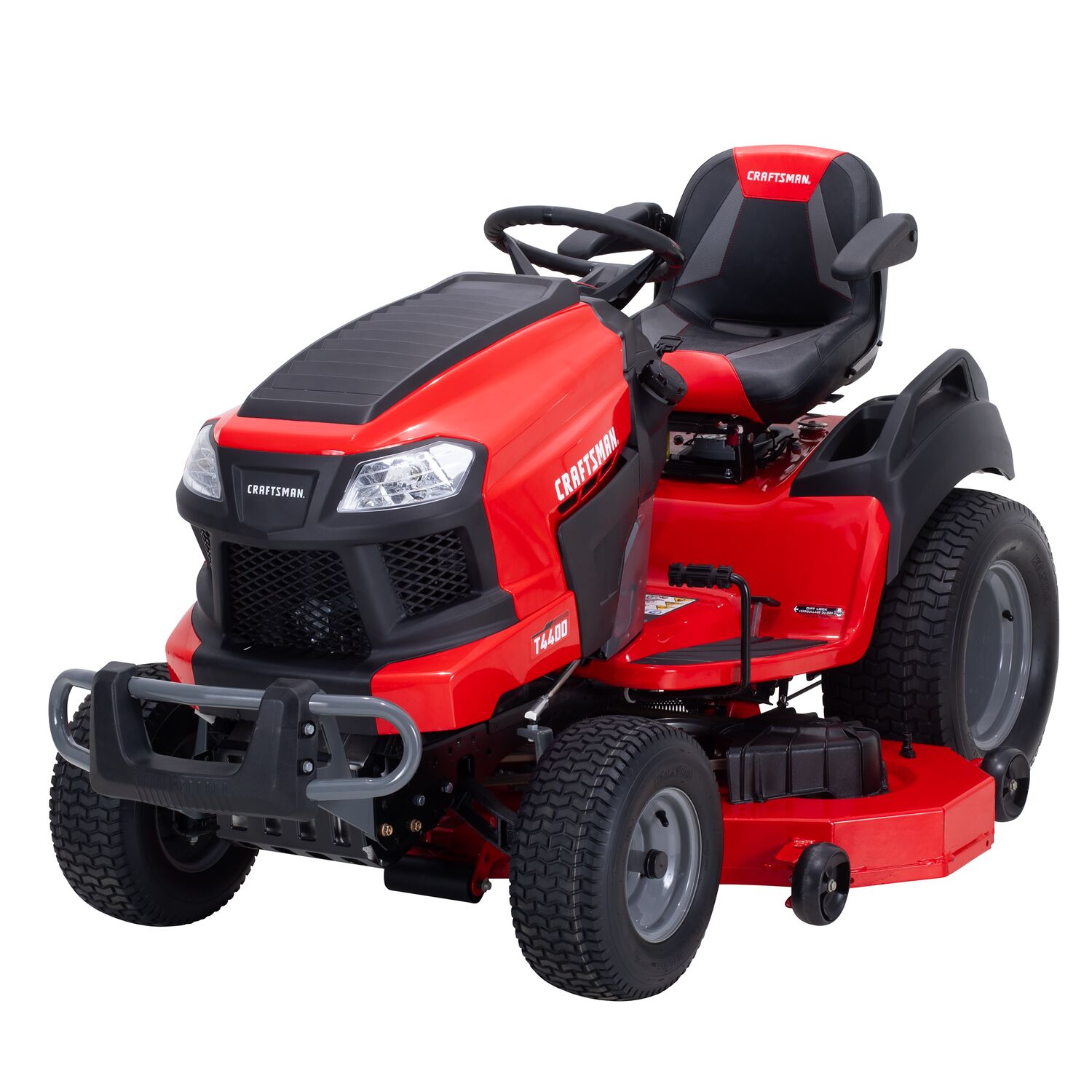 CRAFTSMAN T4400 54-in 24-HP V-twin Riding Lawn Mower in the Gas Riding ...