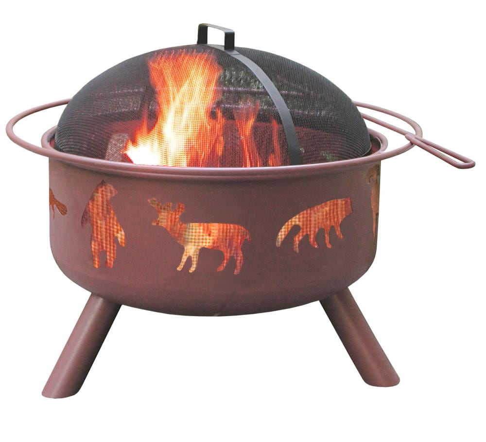Landmann Usa Big Sky Wildlife Firepit In The Wood Burning Fire Pits Department At Lowes Com