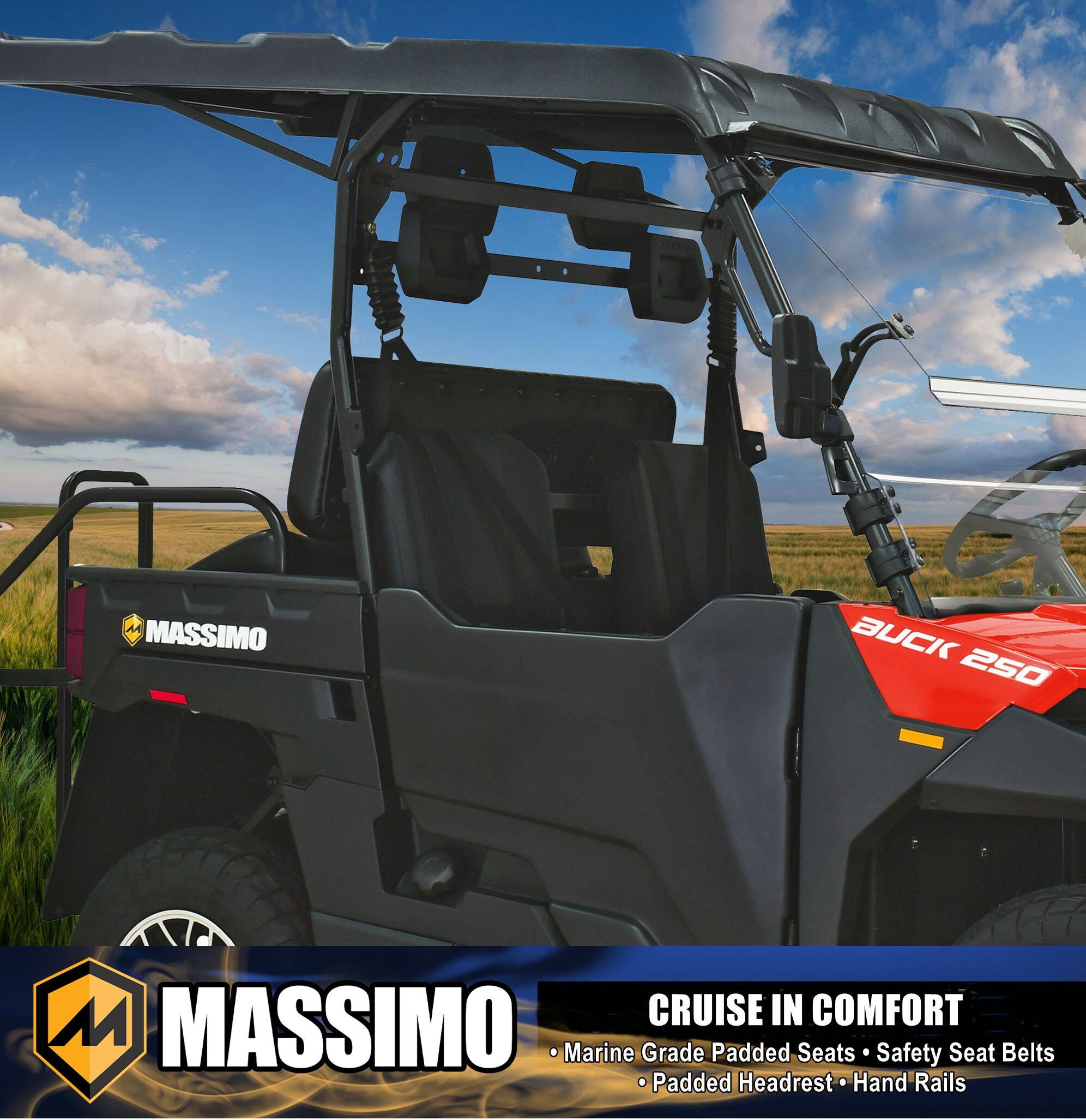 Massimo MM-BK250X-RD Motorized-Vehicles - View #4