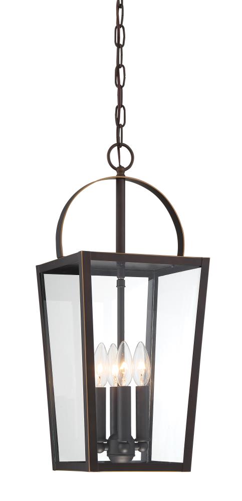 Minka Lavery Rangeline 4-Light Oil Rubbed Bronze with Gold Highlights ...