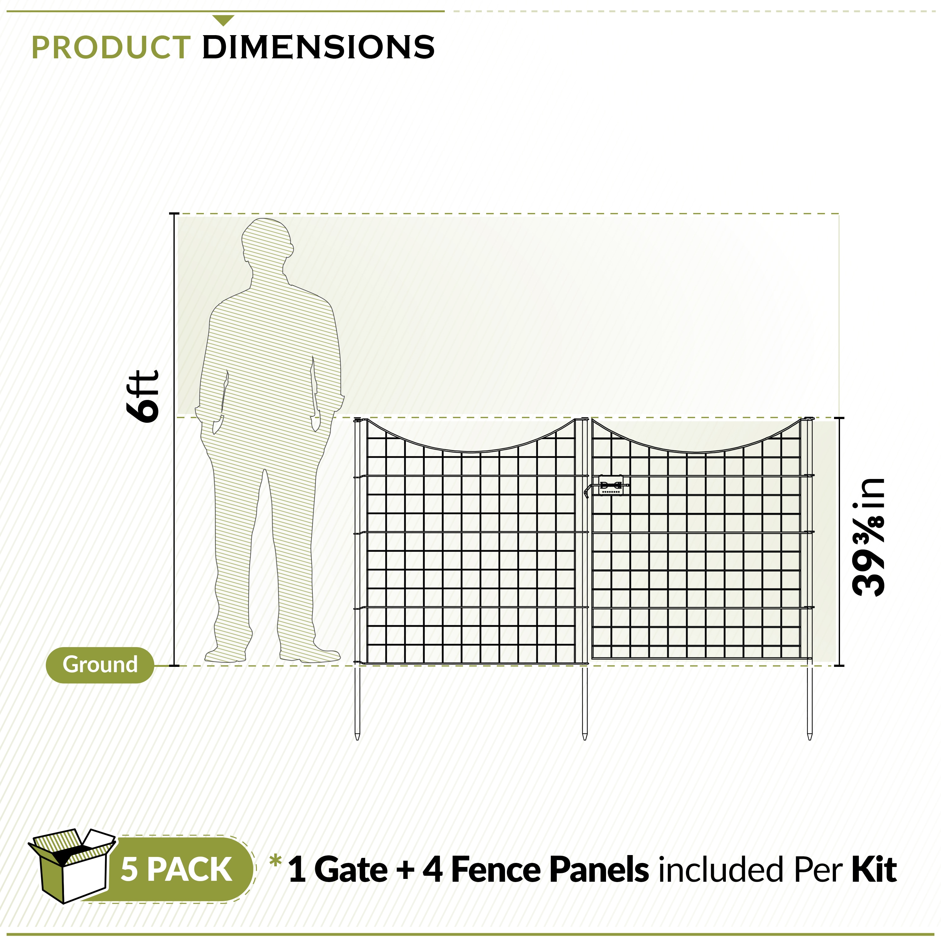 Zippity Outdoor Products WF29014 Fence-Gates - View #7
